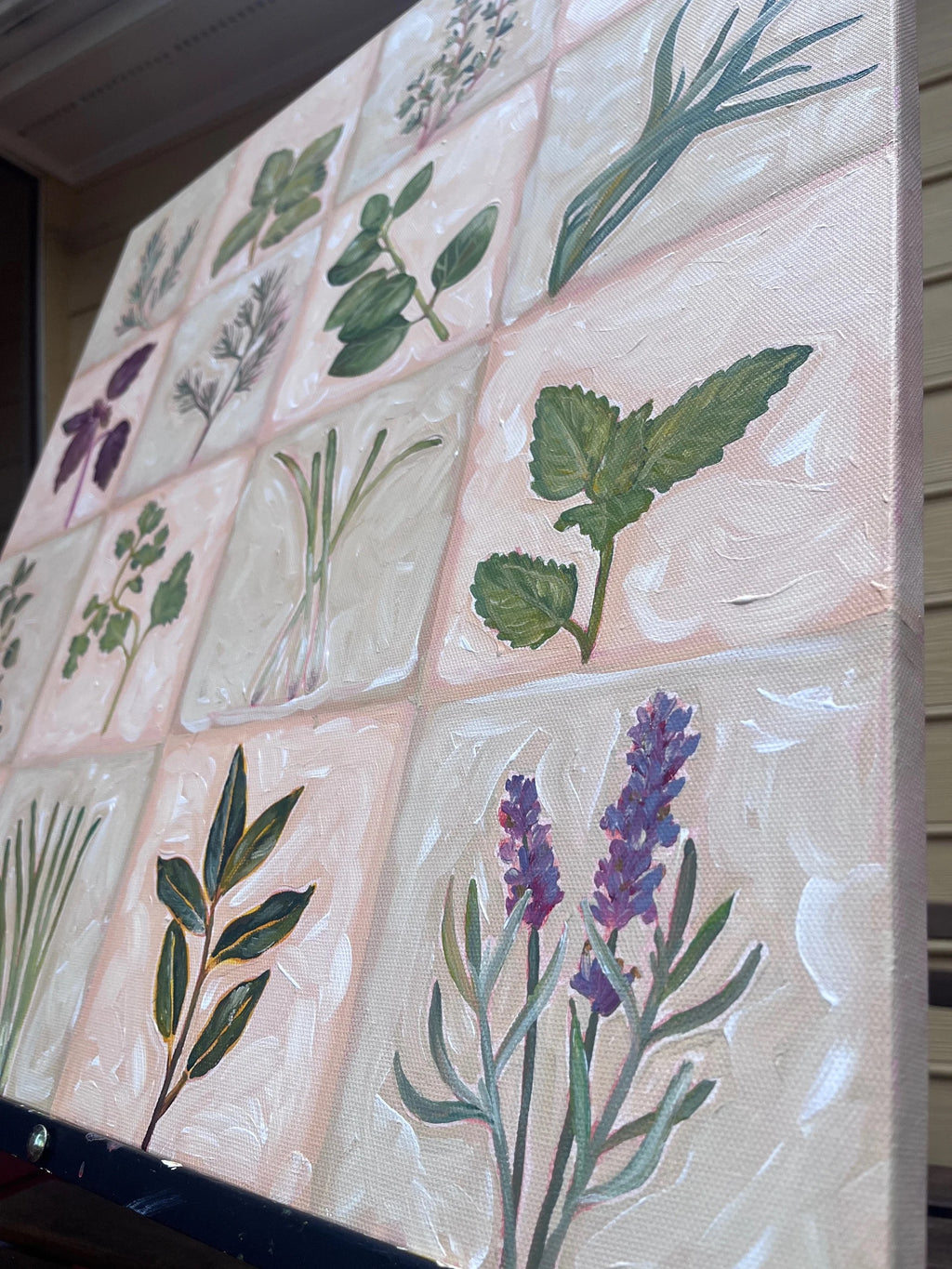 24"x24" "Thyme Table" Painting