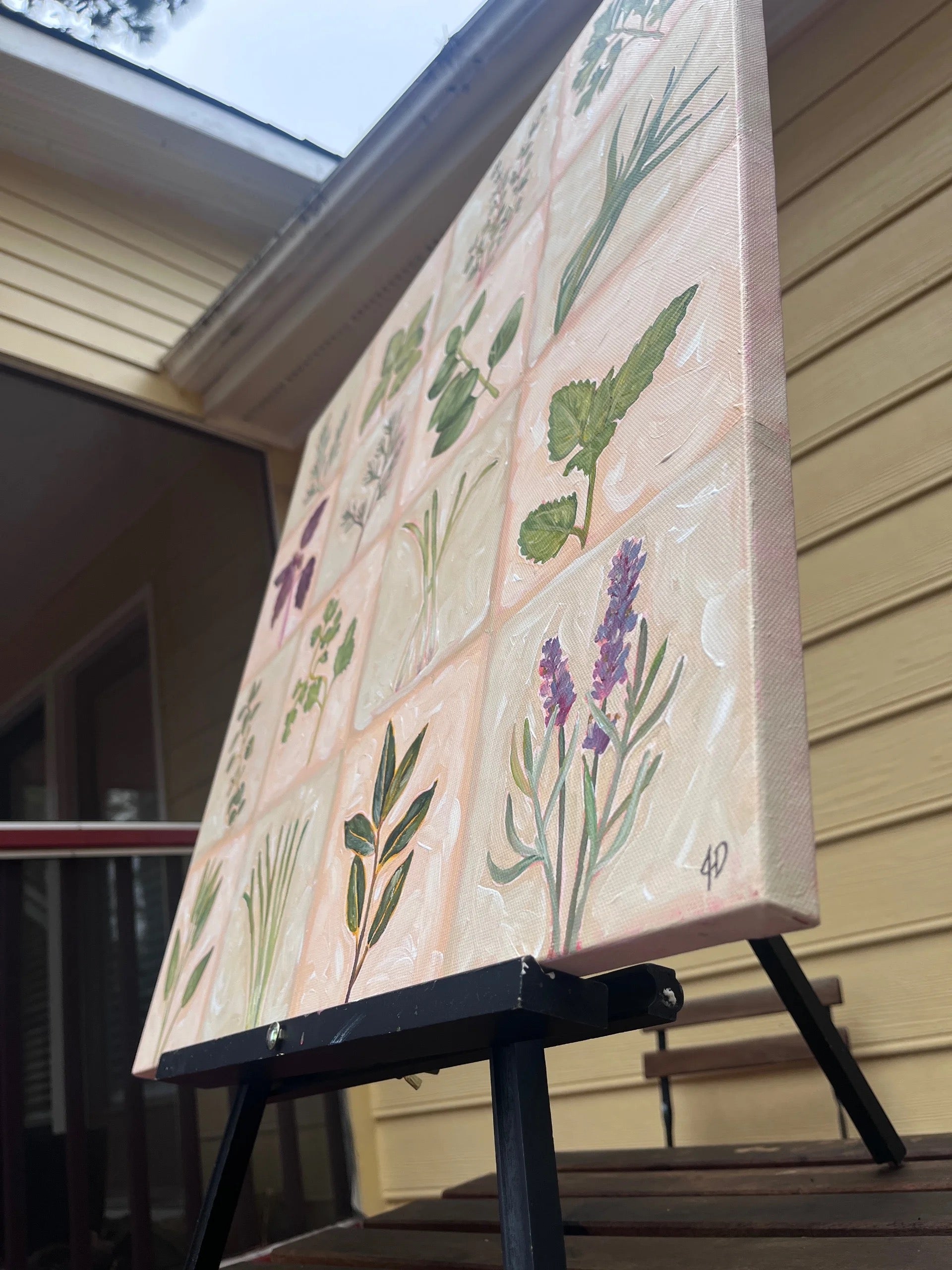 24"x24" "Thyme Table" Painting
