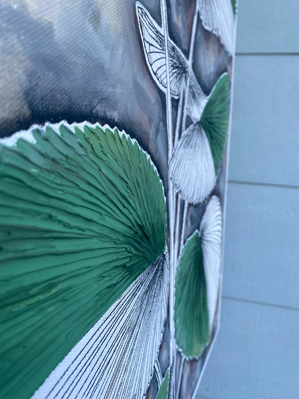 18x24” Fan Palm Painting