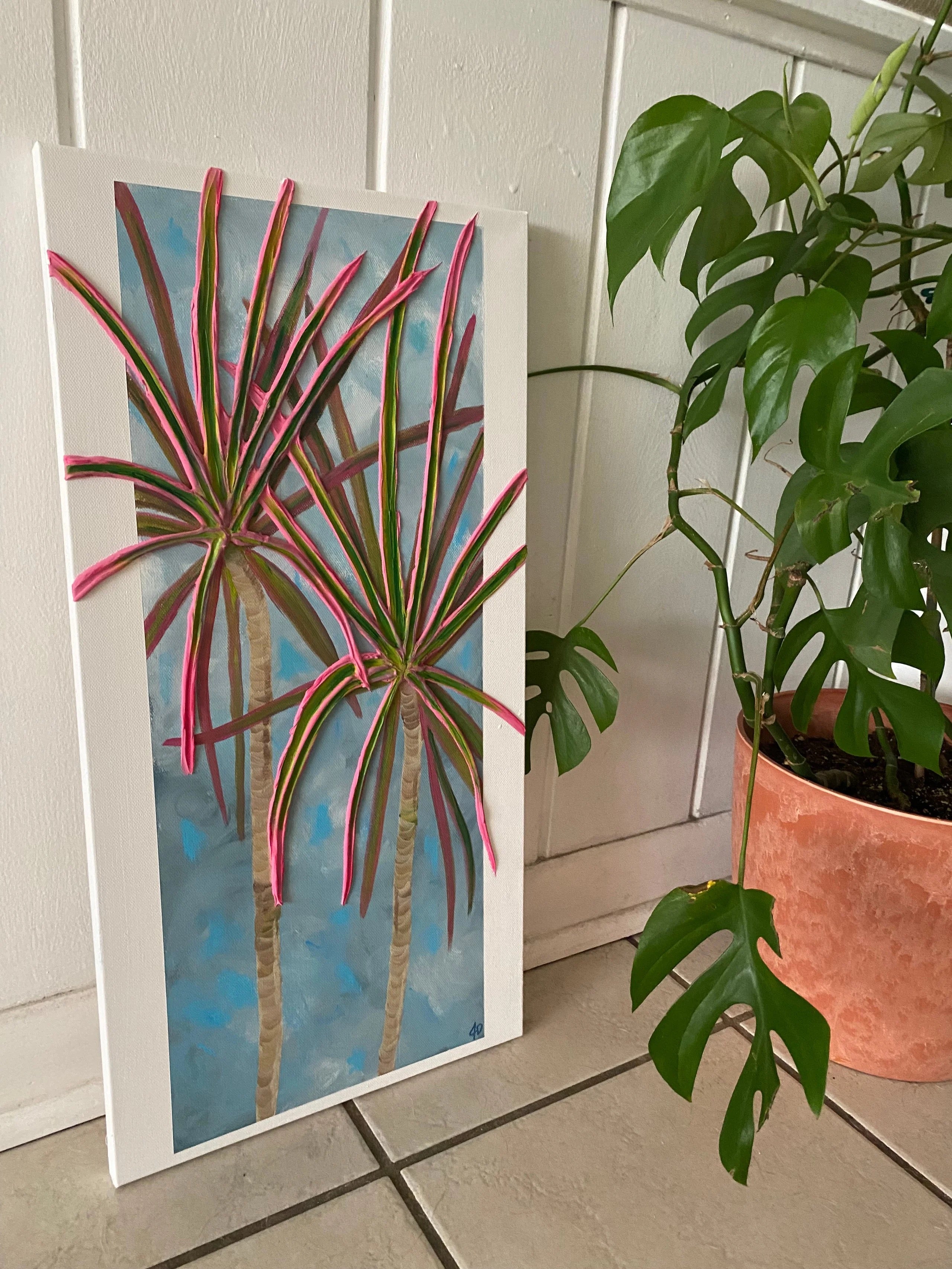 12x24" Dragon Tree Painting