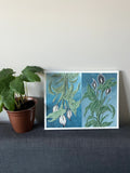 11x14” Peace Lily Painting