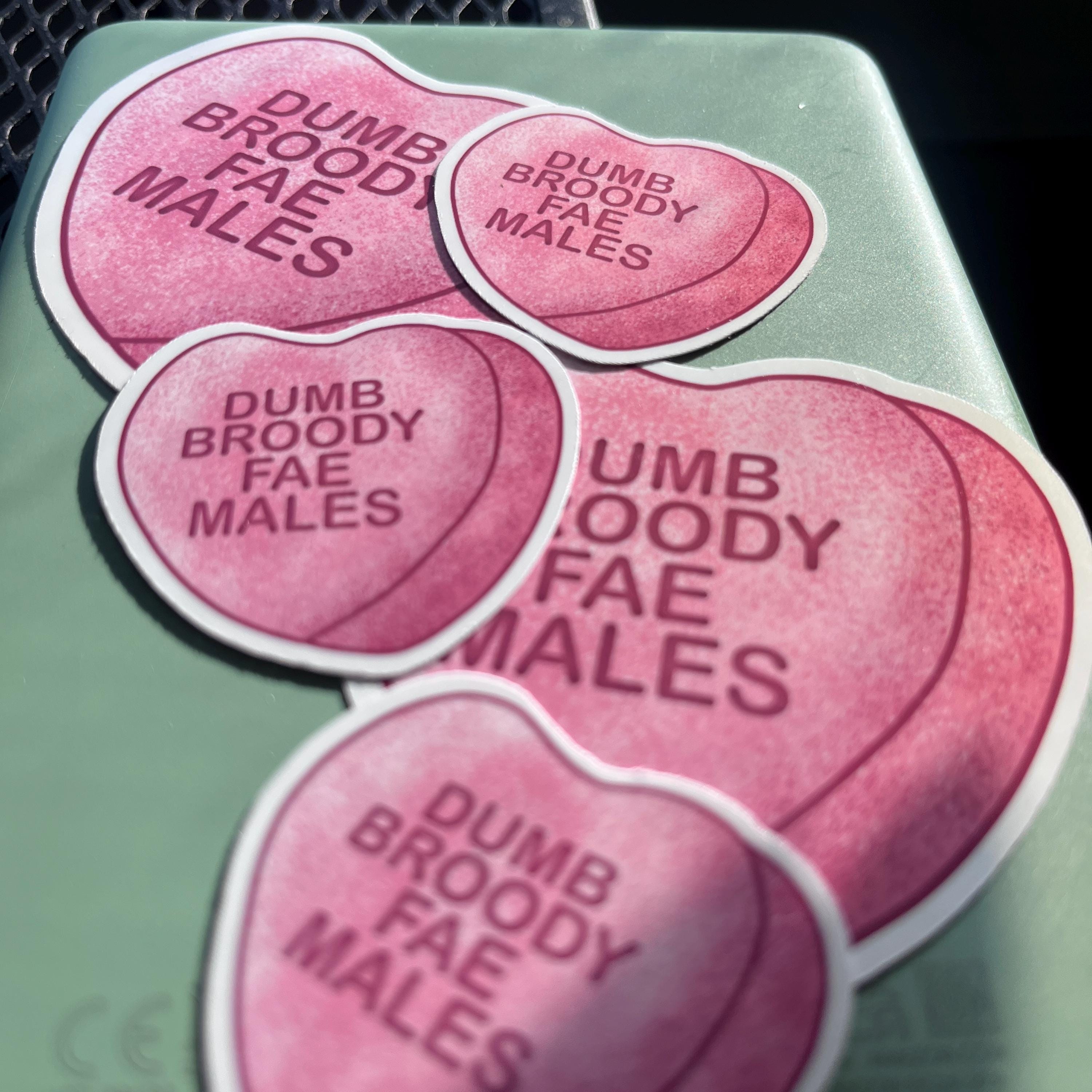 dumb broody fae male sticker