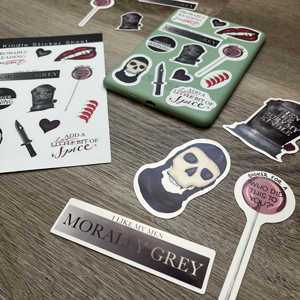 Morally Grey Men Glossy Vinyl Sticker