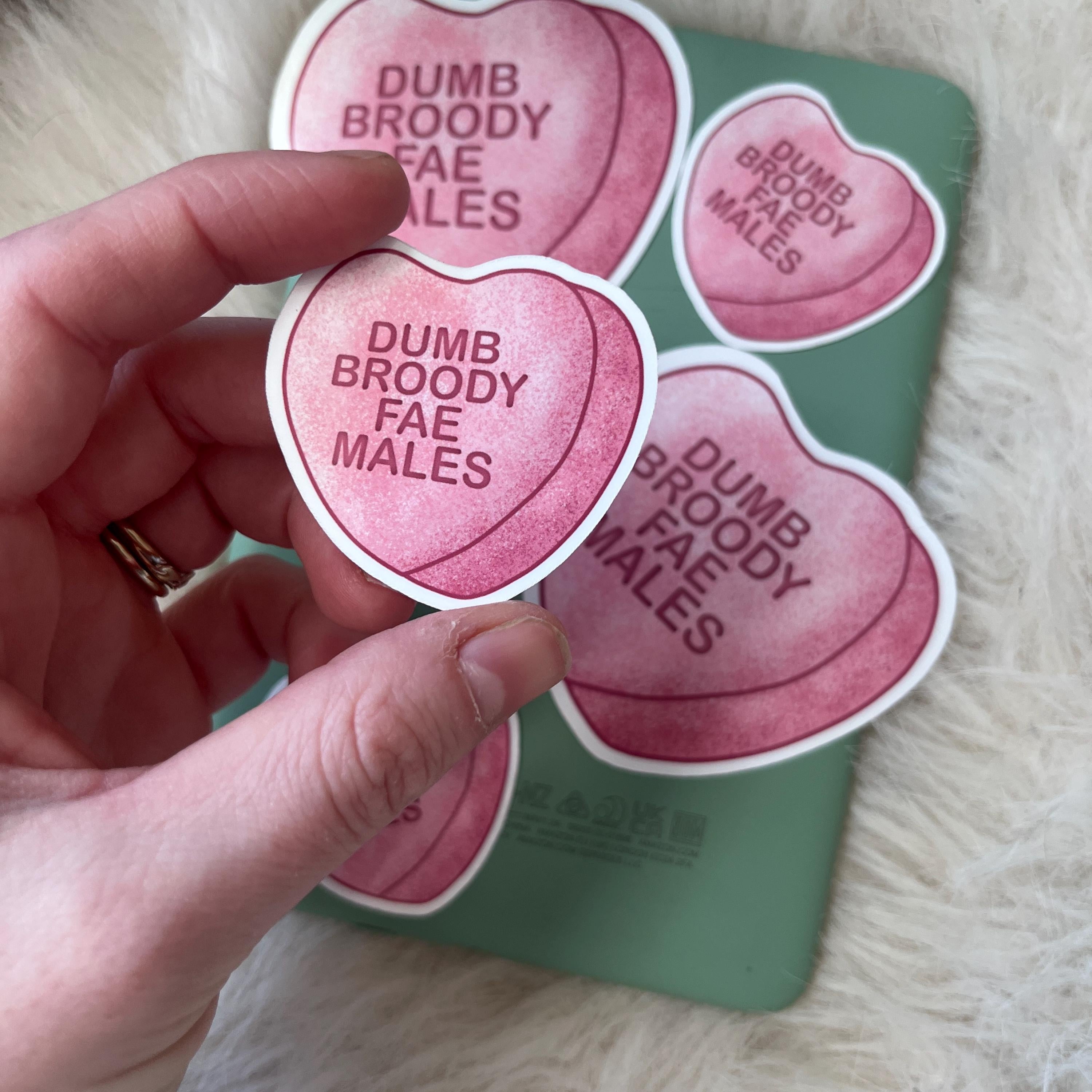 dumb broody fae male sticker