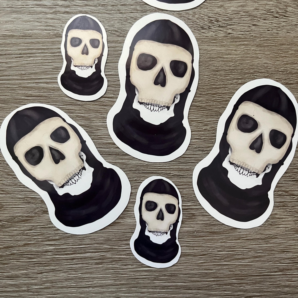 Skull Balaclava Sticker