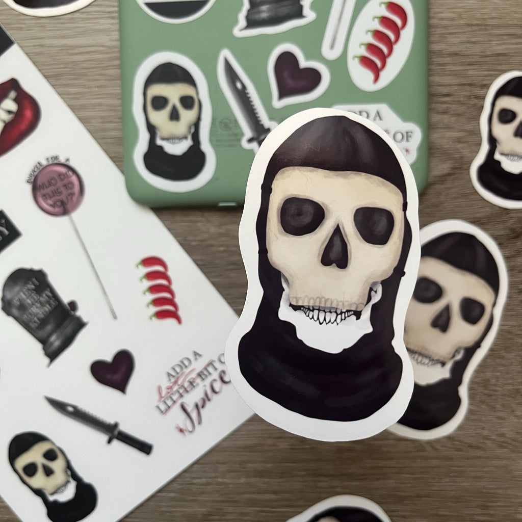 Skull Balaclava Sticker