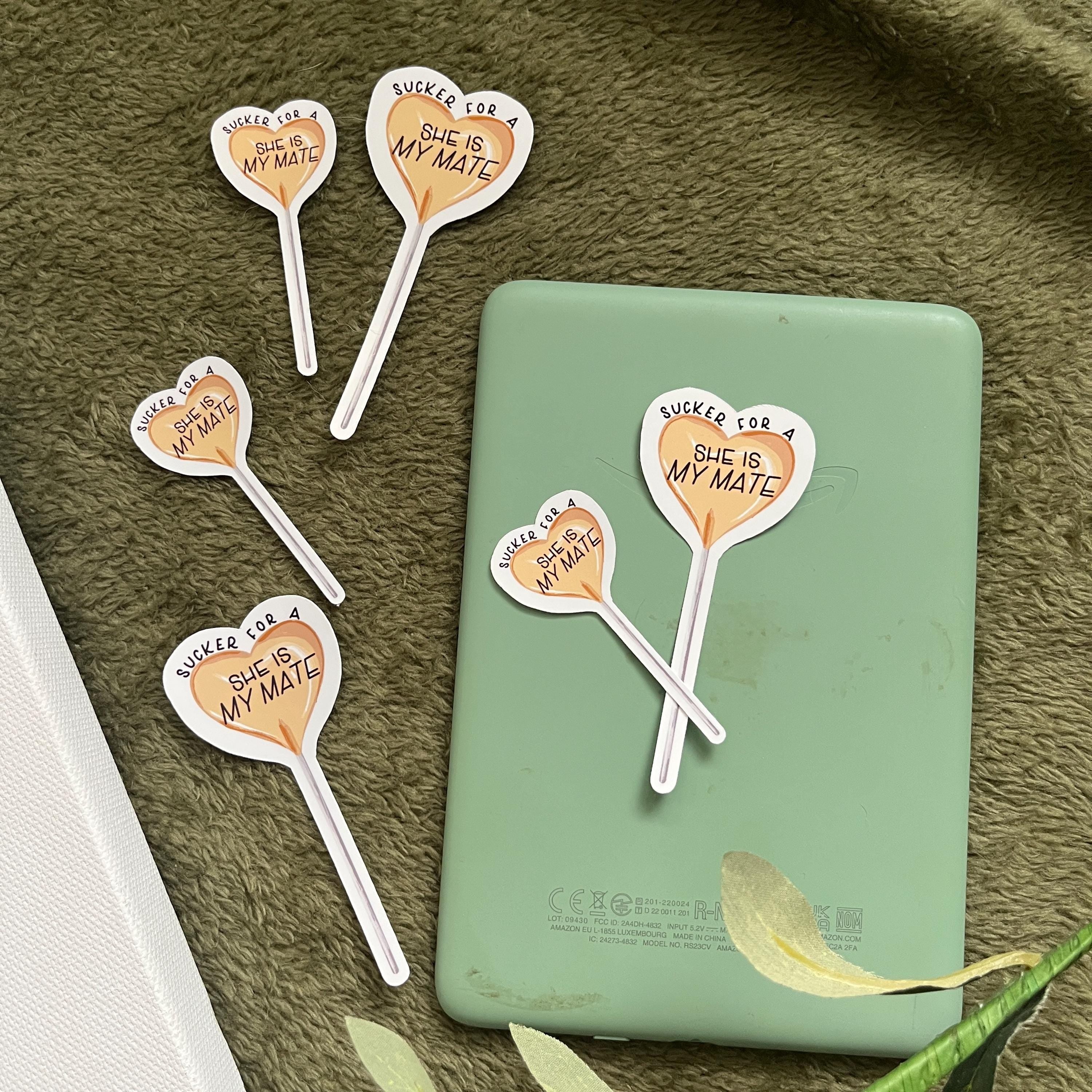sucker for a "she is my mate" sticker