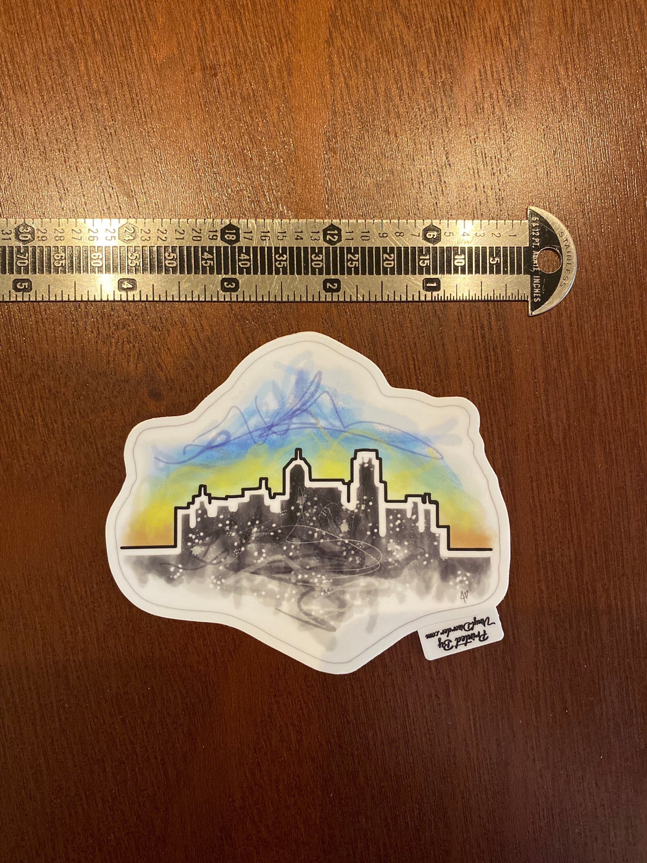 Raleigh Skyline Sticker