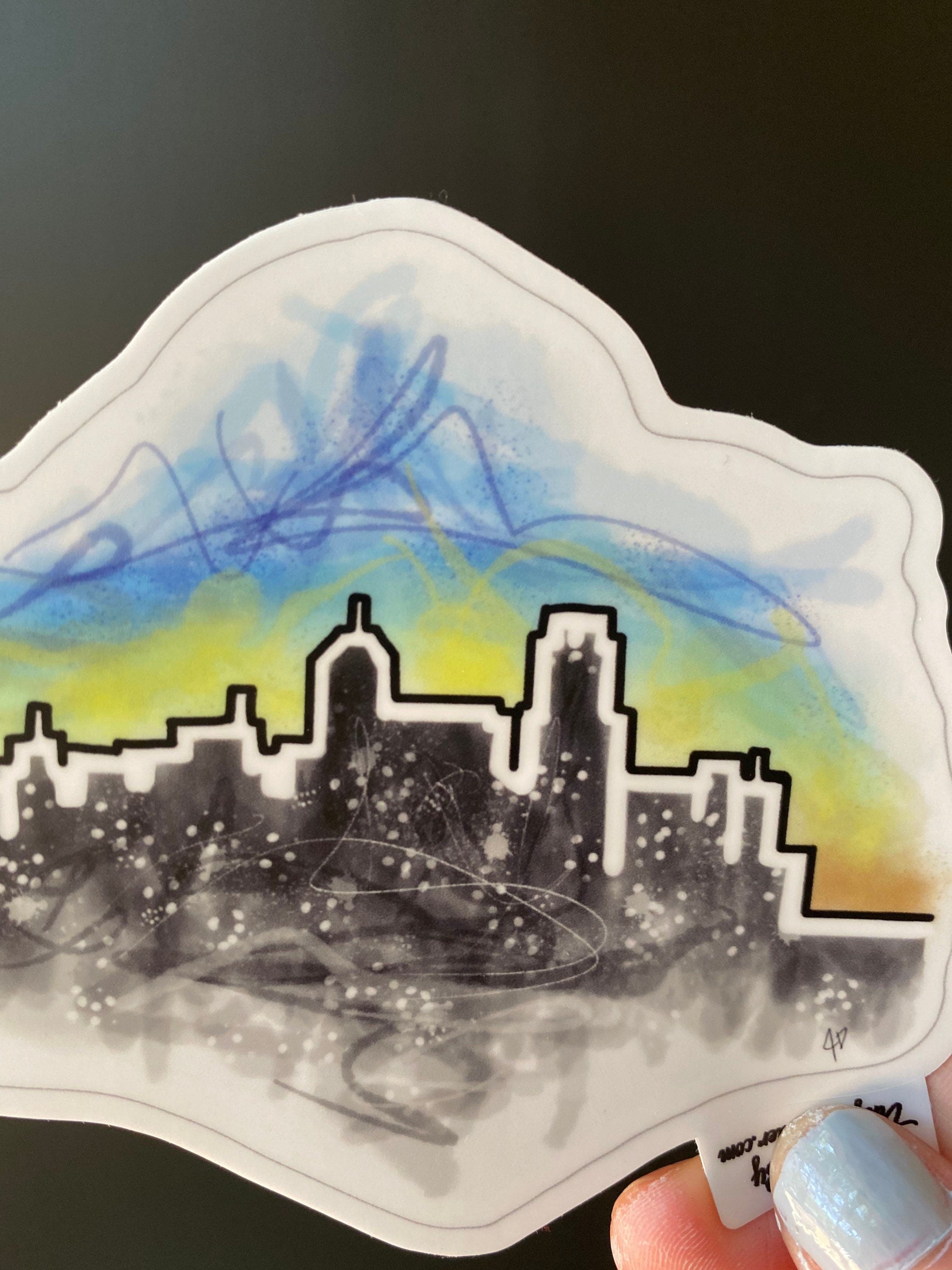 Raleigh Skyline Sticker