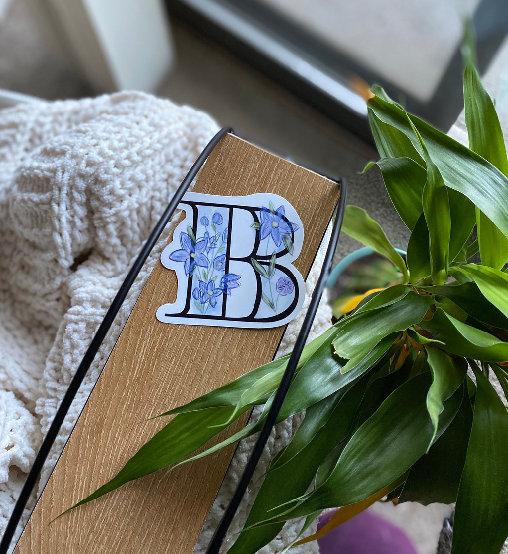 B is for Balloon Flower Sticker