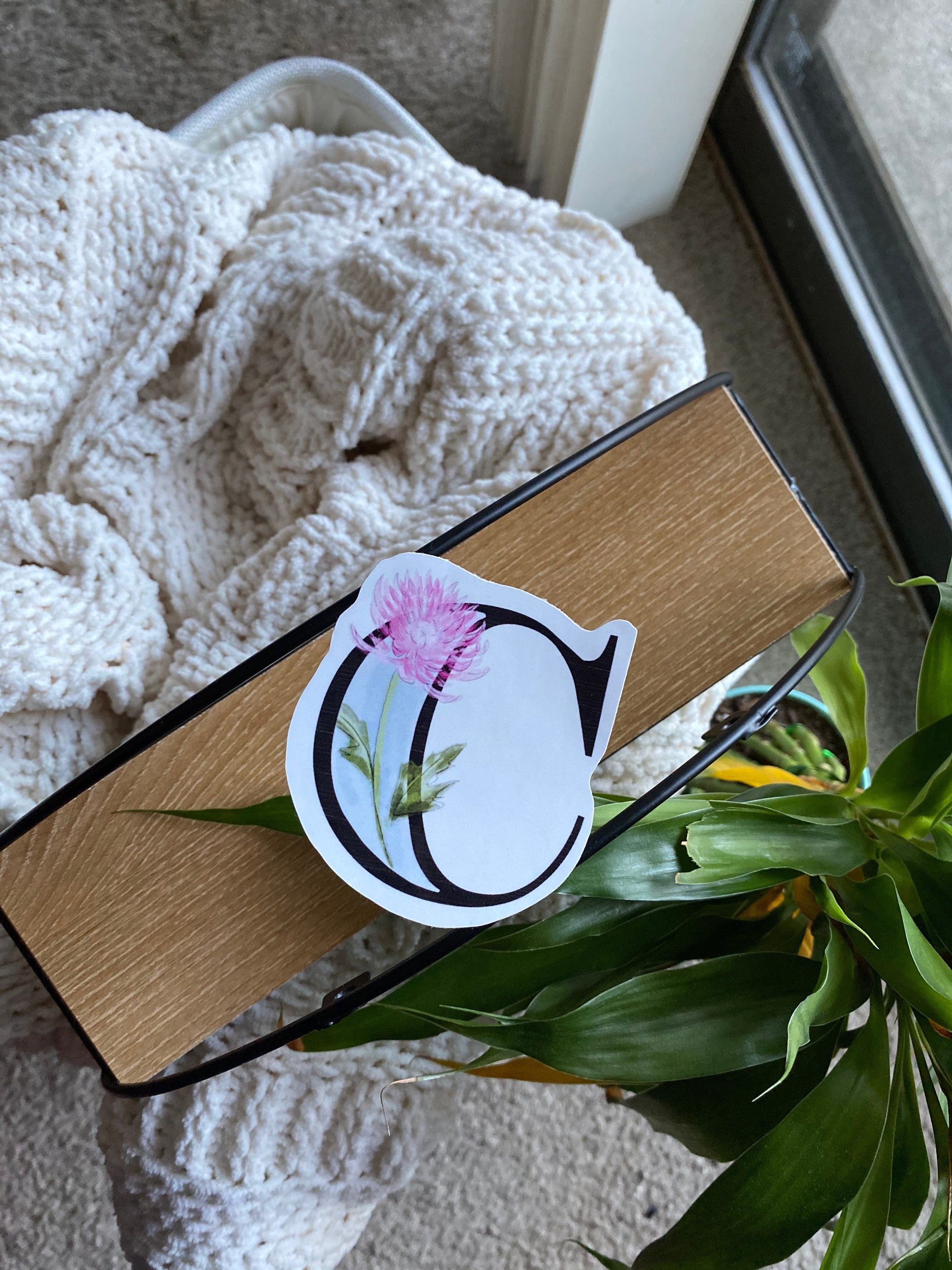 3” C is for chrysanthemum Sticker