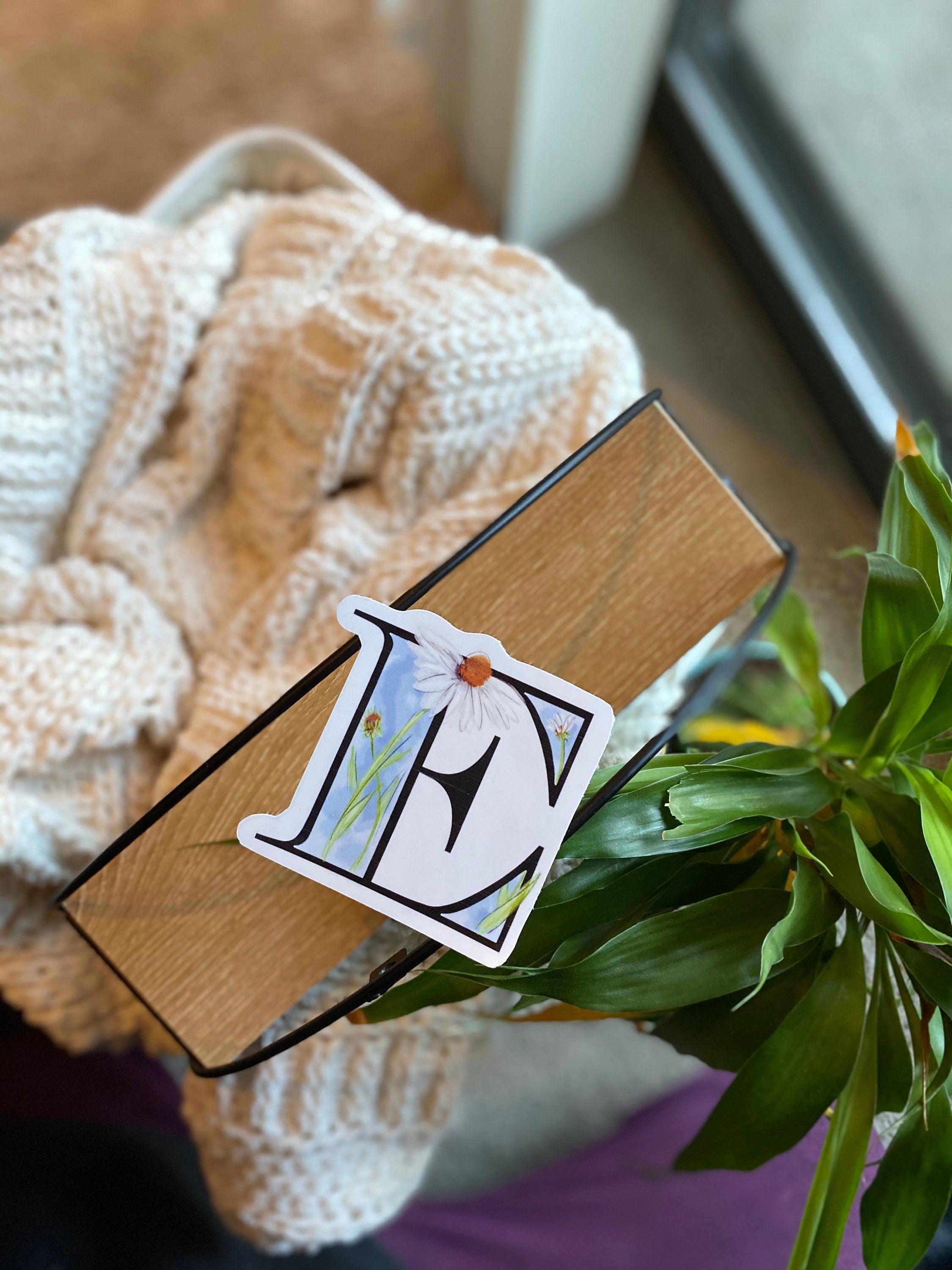 E is for echinacea Sticker