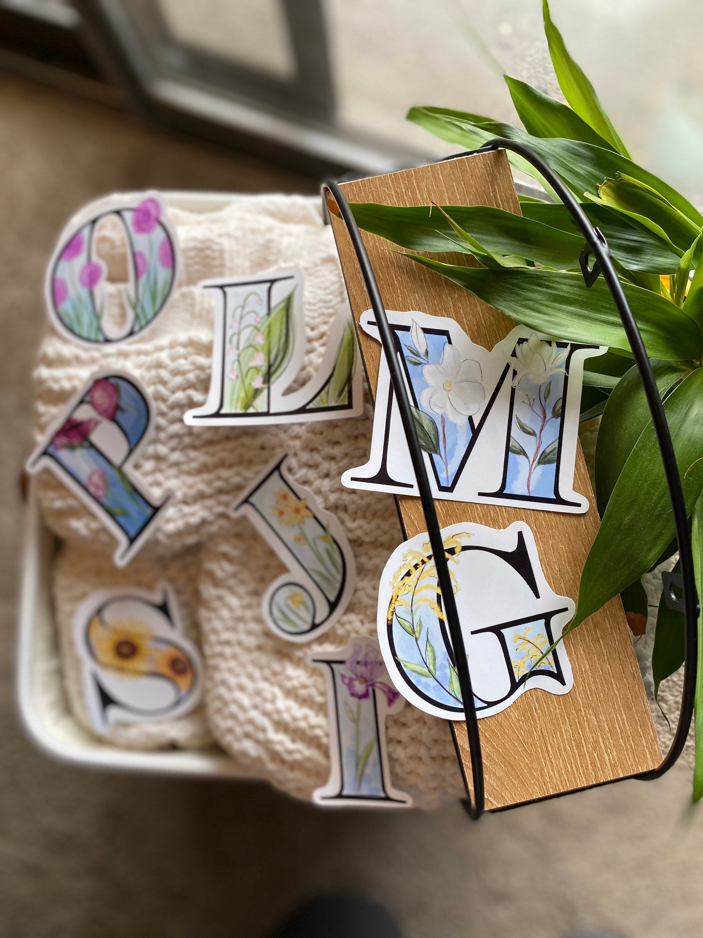 I is for Iris Sticker