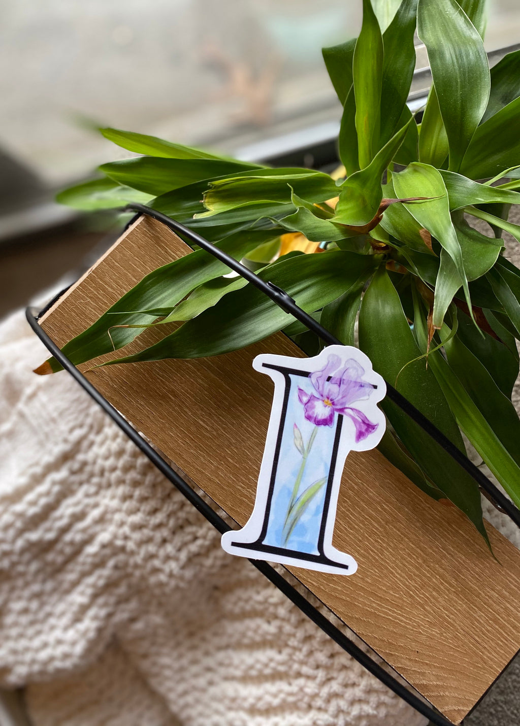 I is for Iris Sticker