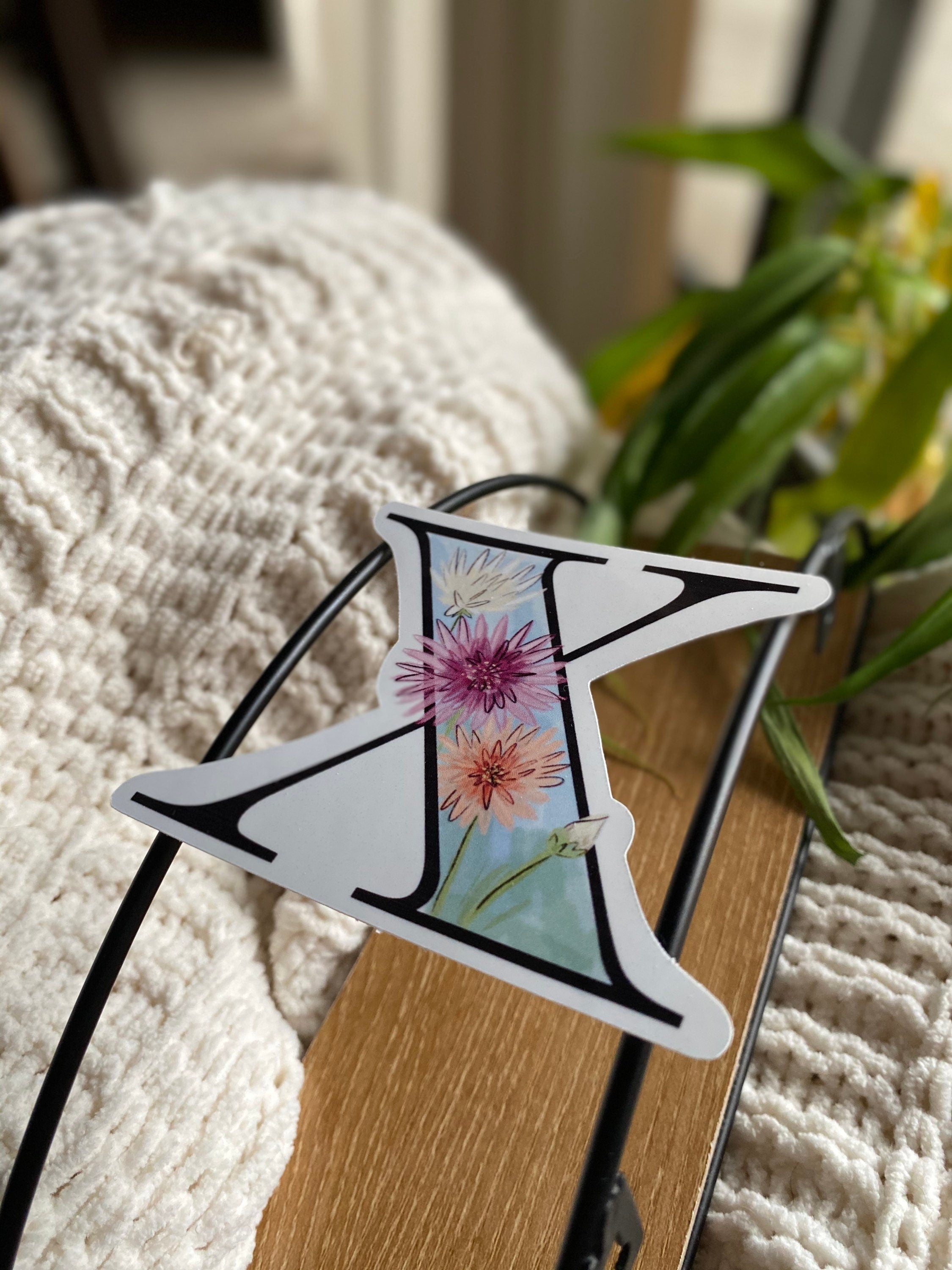 3” X is for Xeranthemum sticker