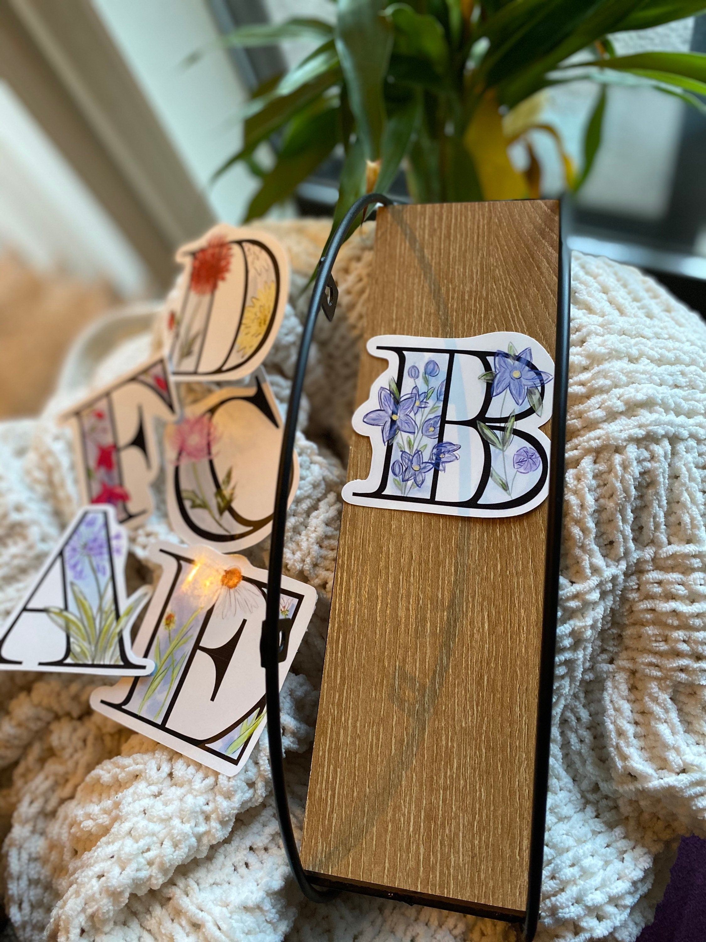B is for Balloon Flower Sticker