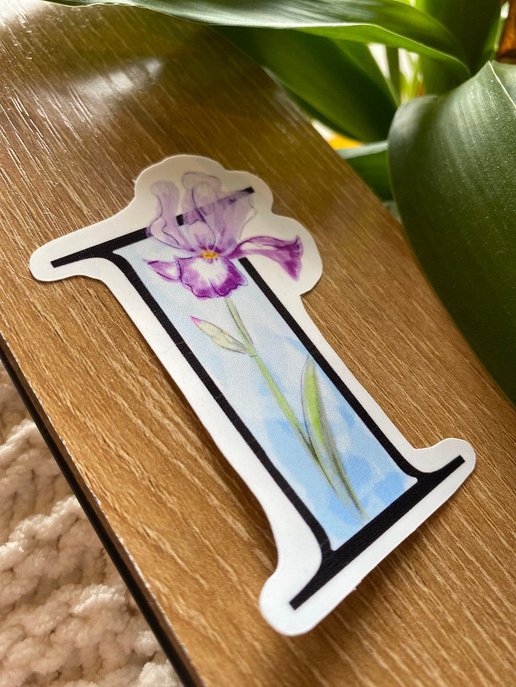 I is for Iris Sticker