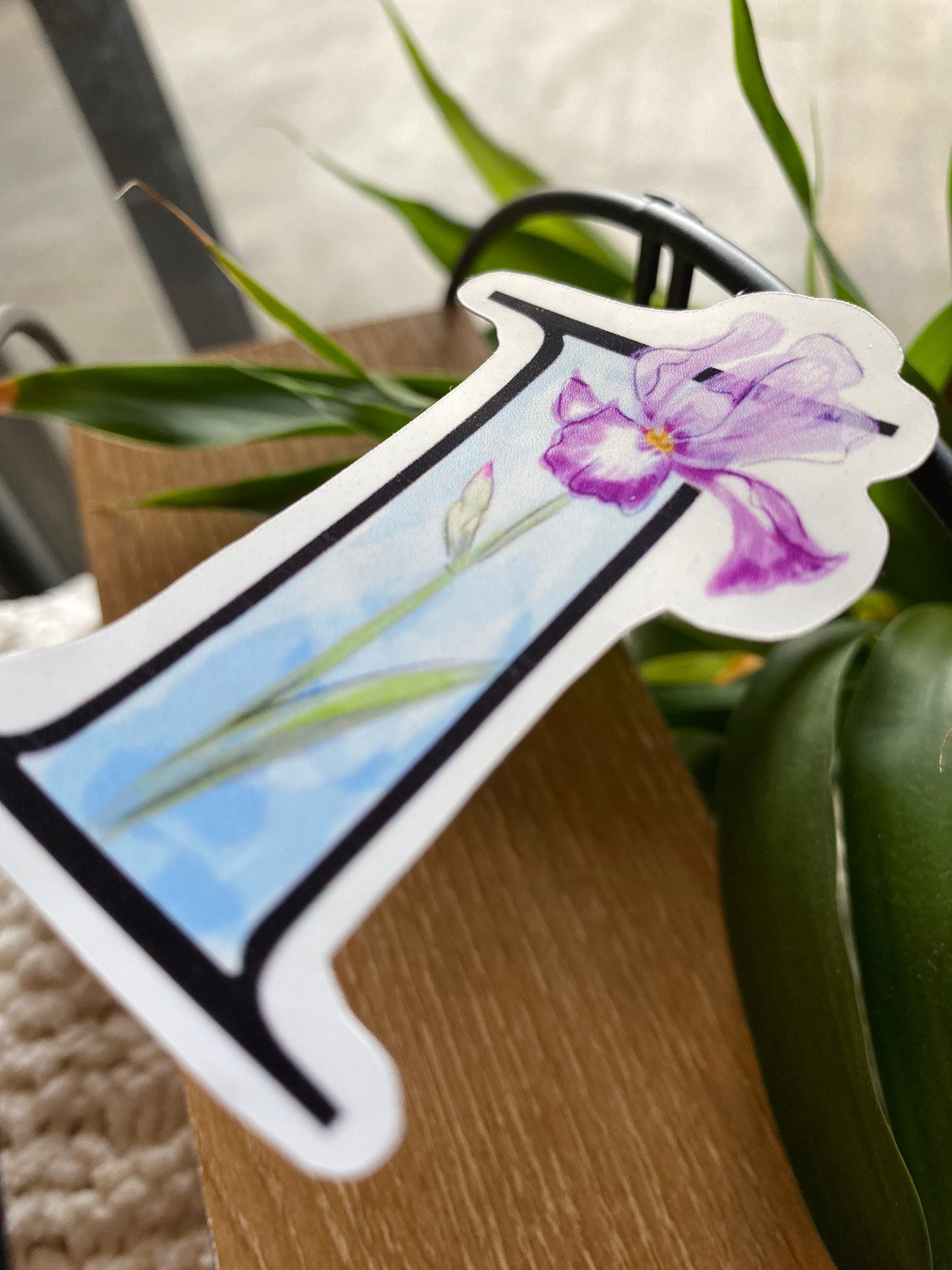 I is for Iris Sticker