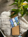 H is for Himalayan Blue Poppy Sticker