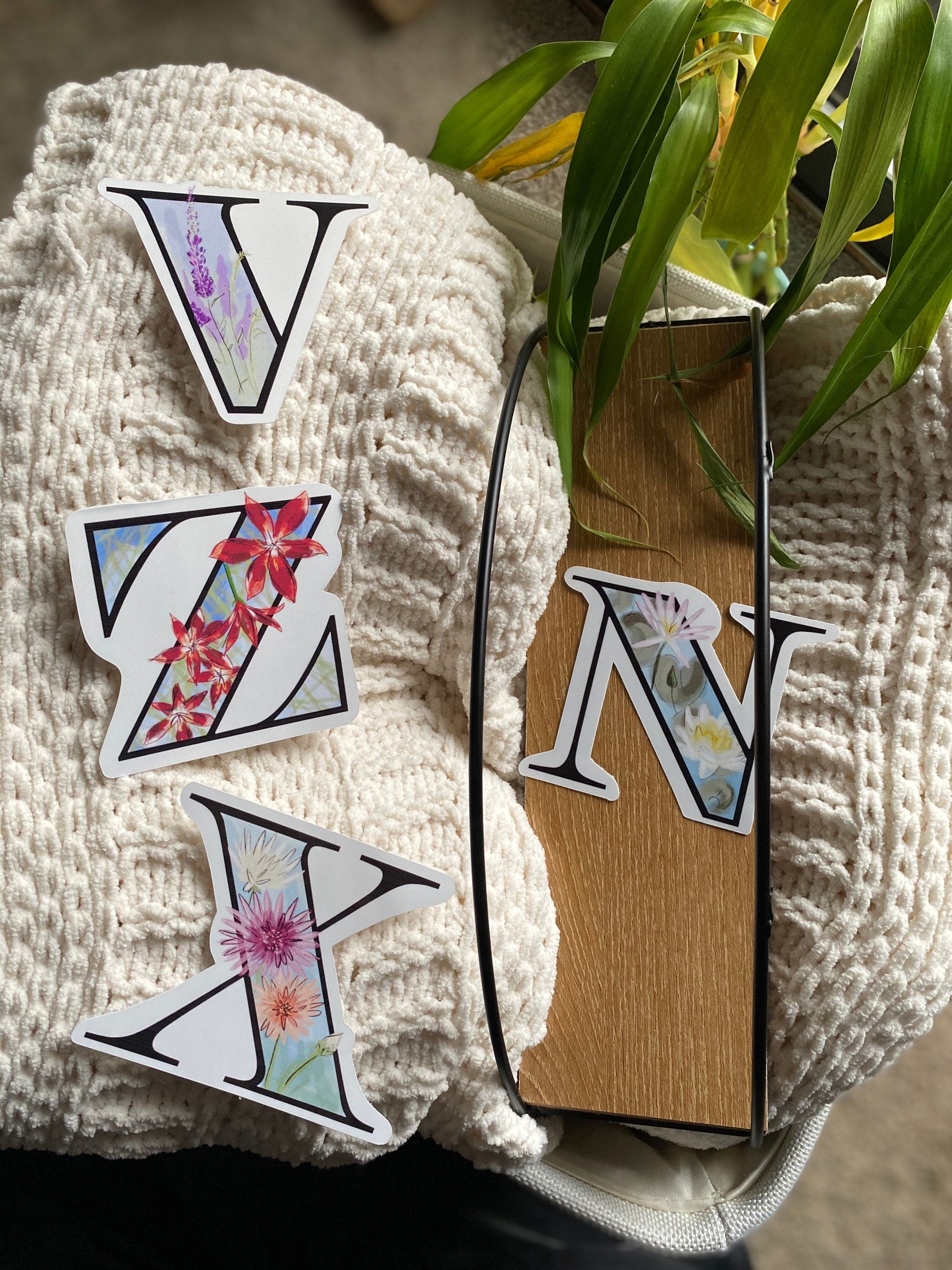3” N is for nymphaea sticker