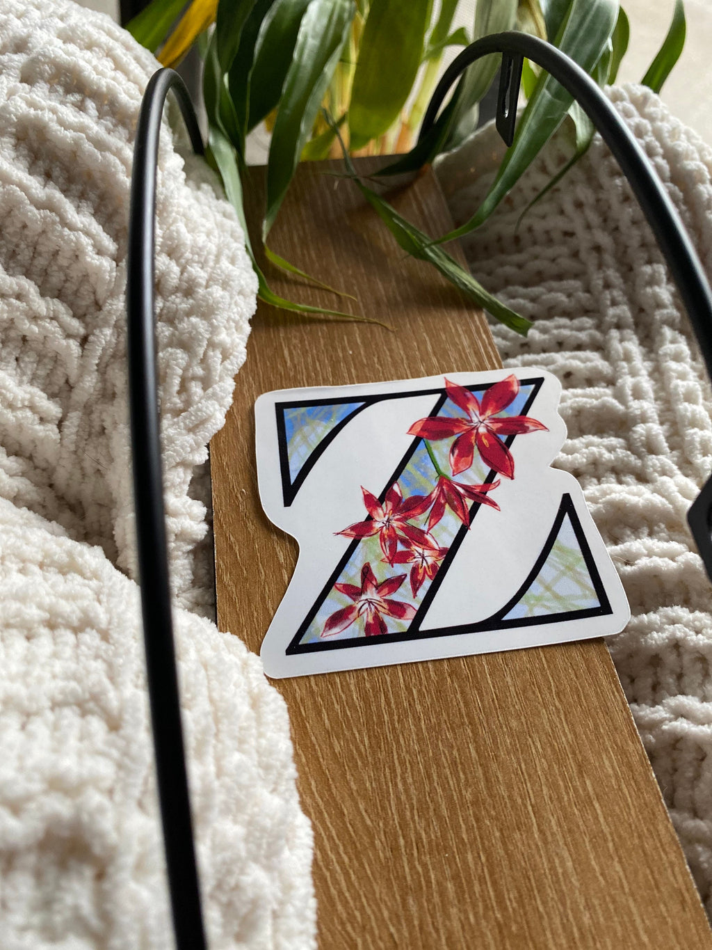 3” Z is for Zephyrlily sticker