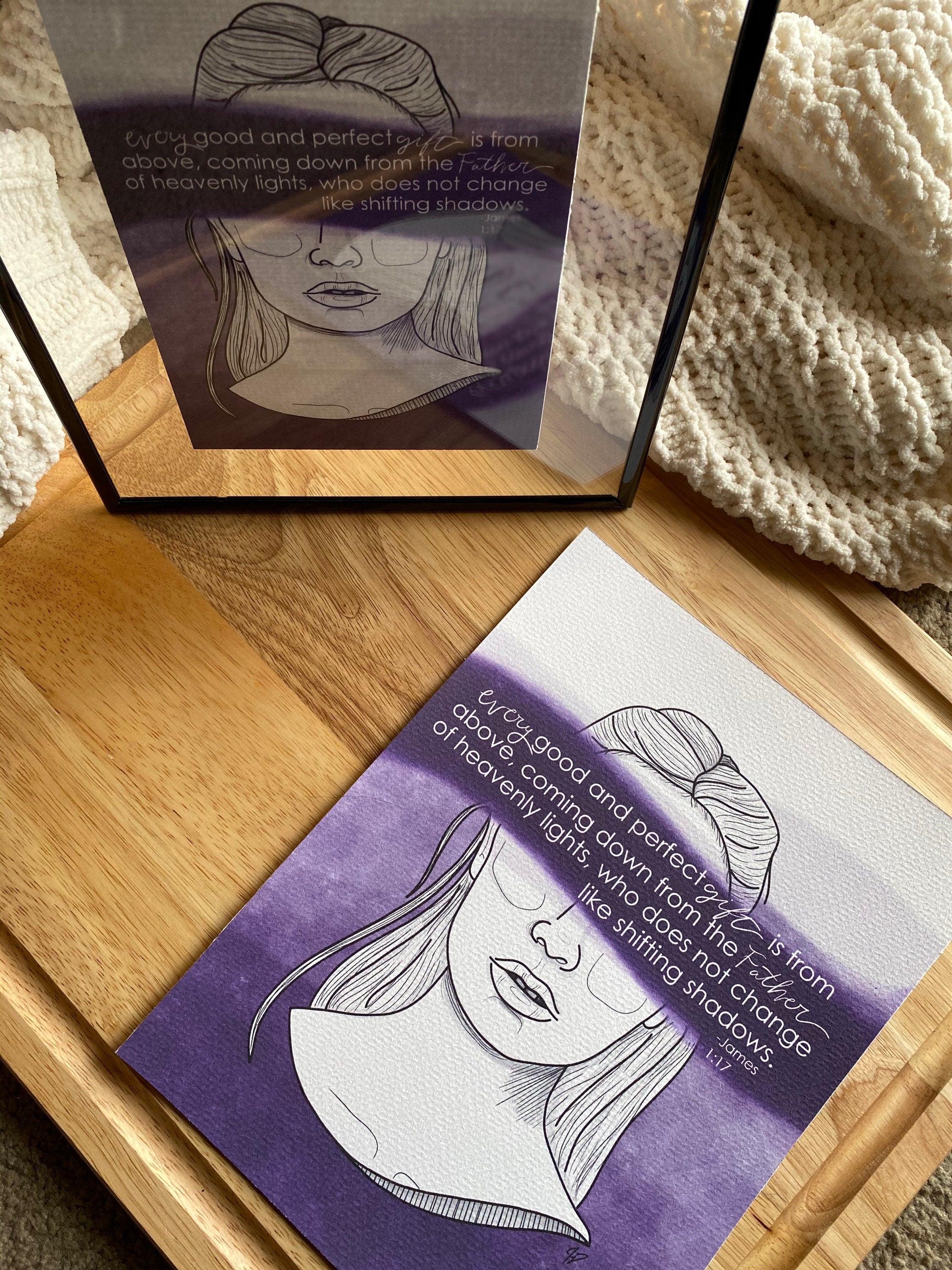 james 1:17 Hope in Infertility Art Print