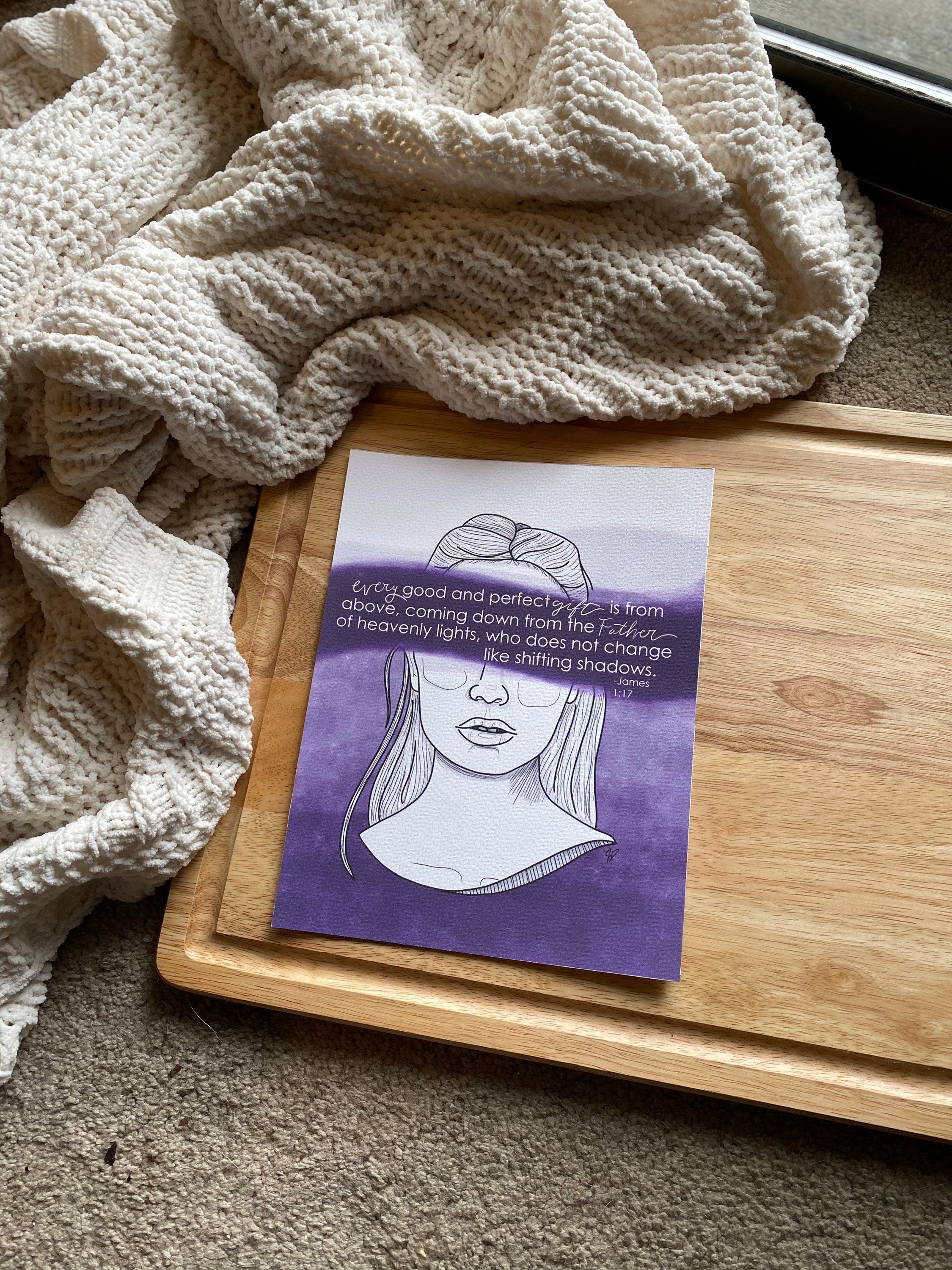 james 1:17 Hope in Infertility Art Print