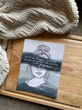 Romans 8:25, Hope in Infertility Art print