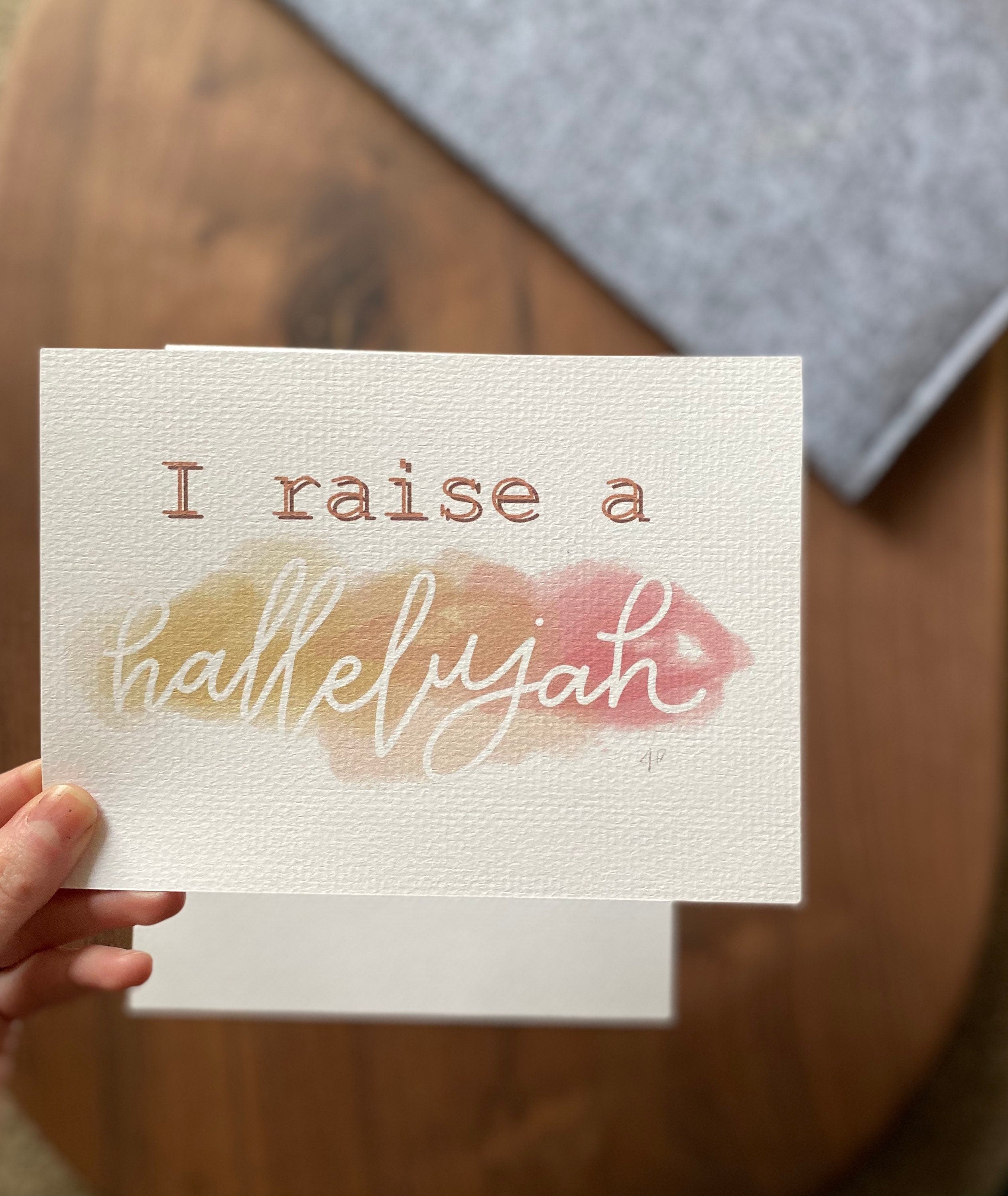 Raise a Hallelujah art print