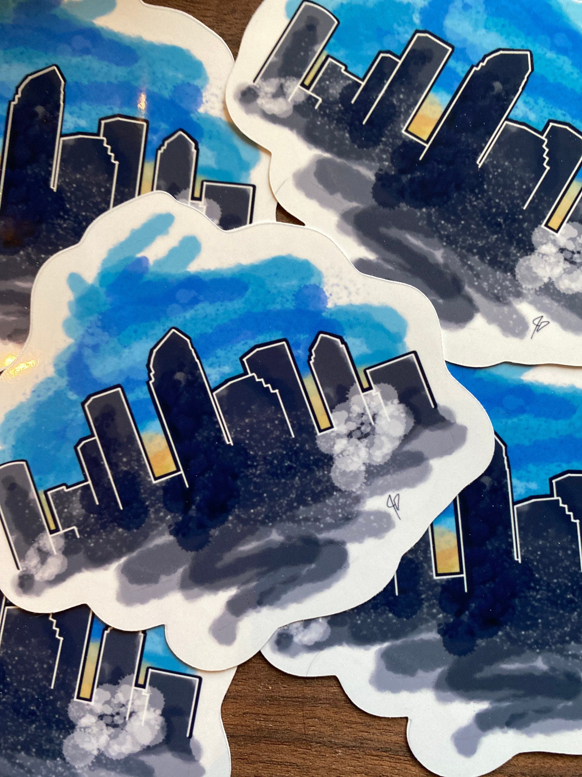 Tampa Skyline Sticker