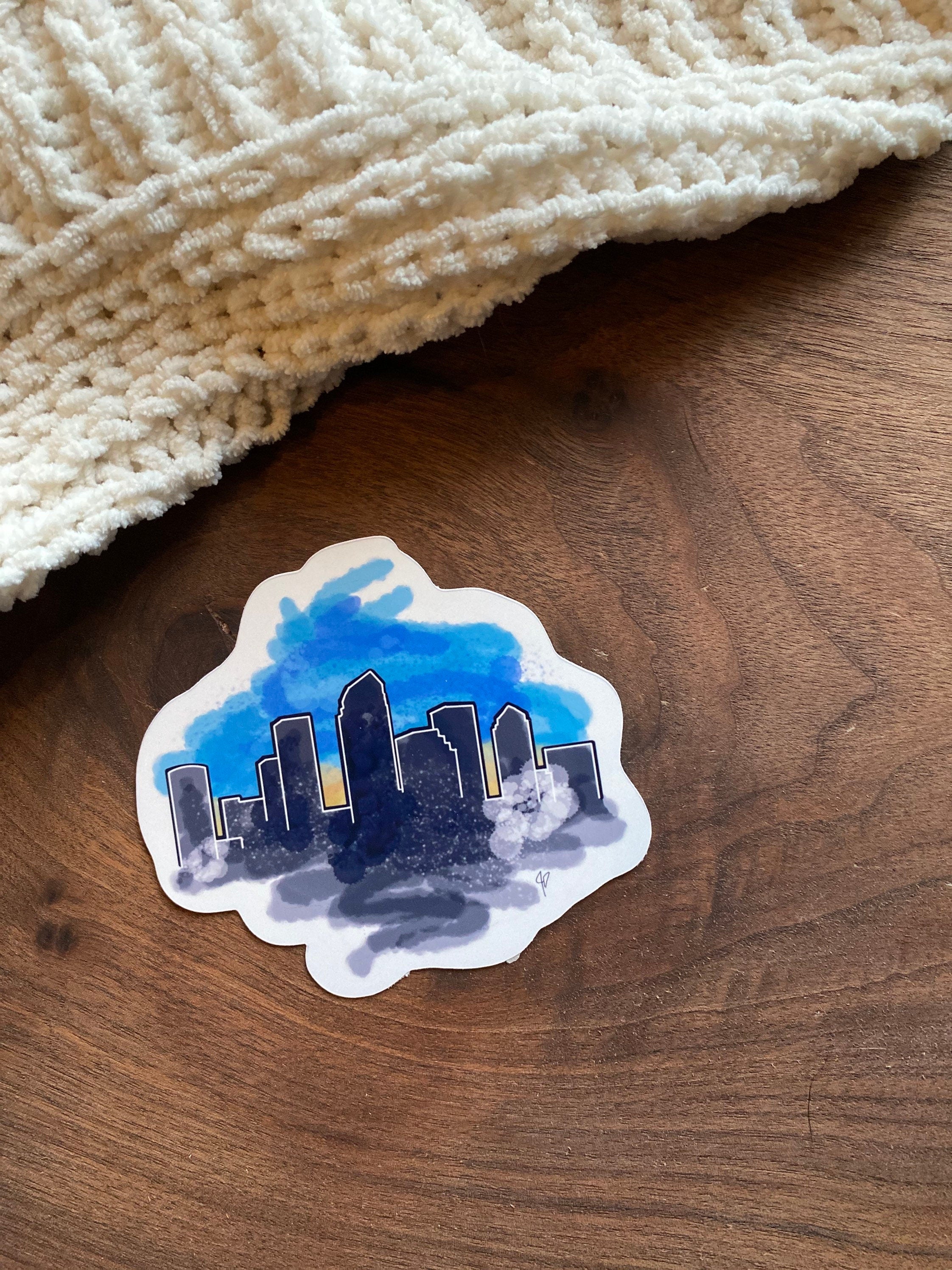 Tampa Skyline Sticker