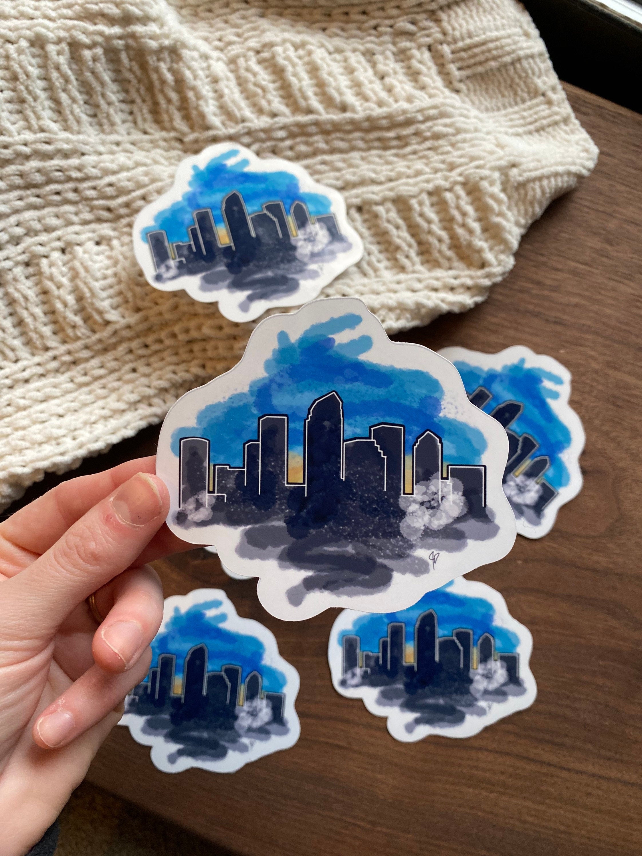 Tampa Skyline Sticker