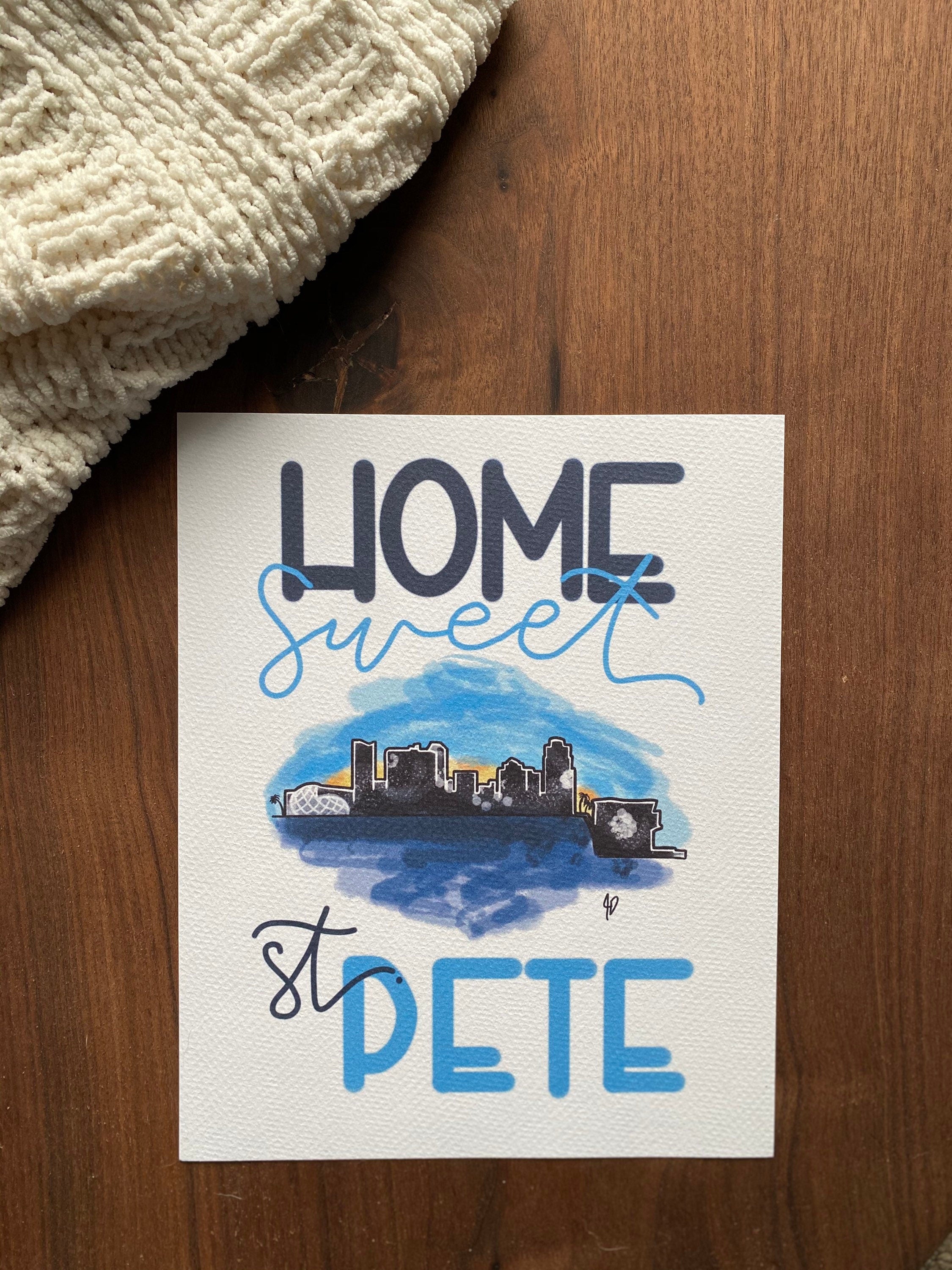 Home Sweet St Pete art print