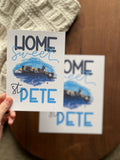 Home Sweet St Pete art print