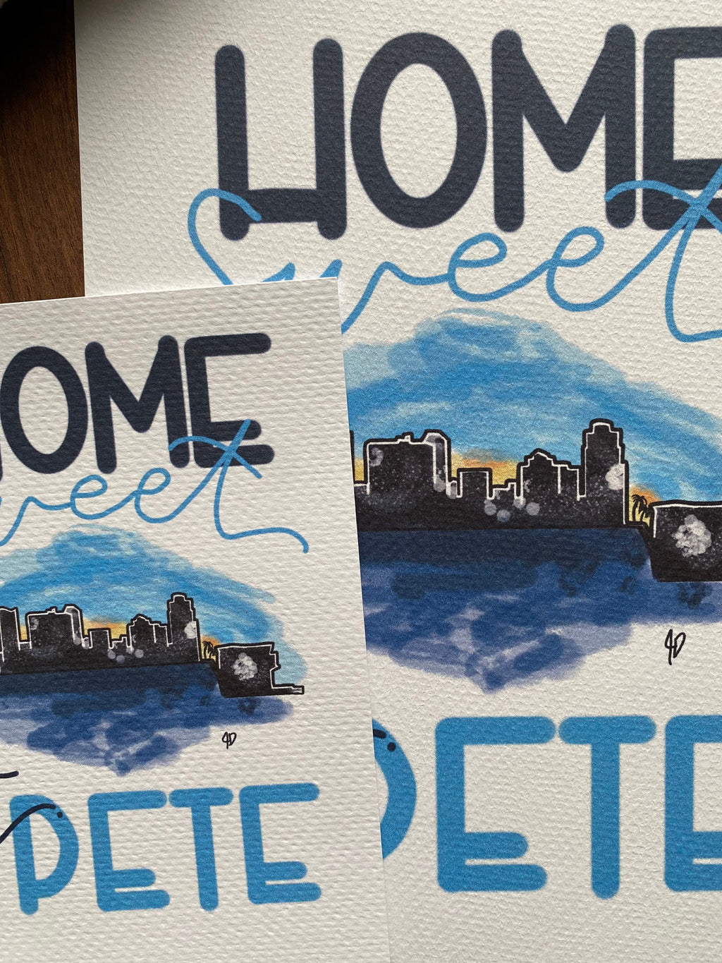 Home Sweet St Pete art print
