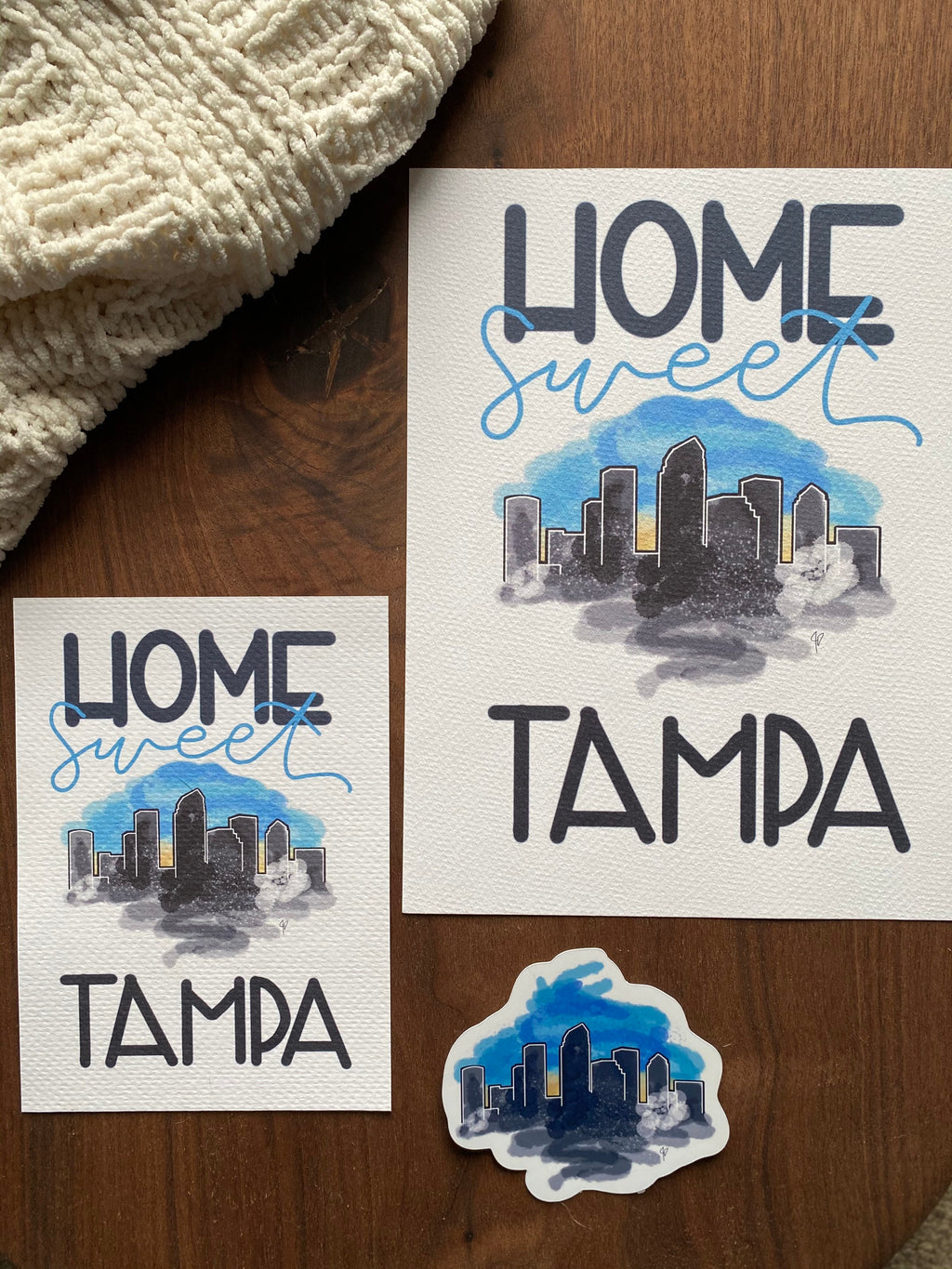 Home Sweet Tampa art print