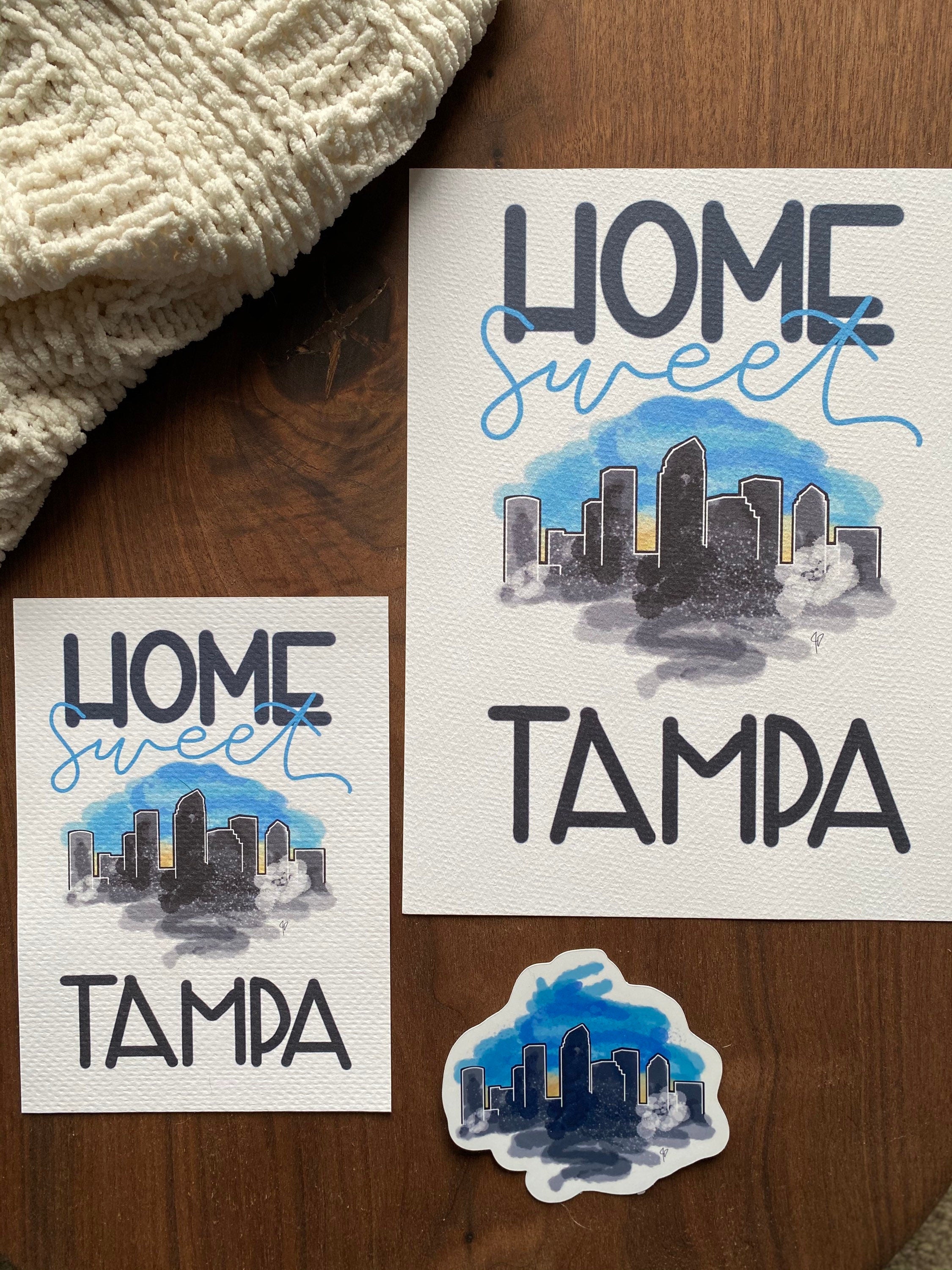 Home Sweet Tampa art print