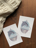 Spotted Eagle Ray Art Print