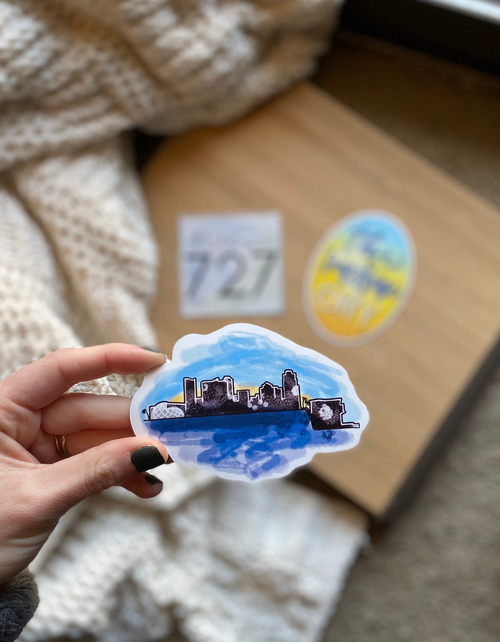 St Pete skyline Sticker