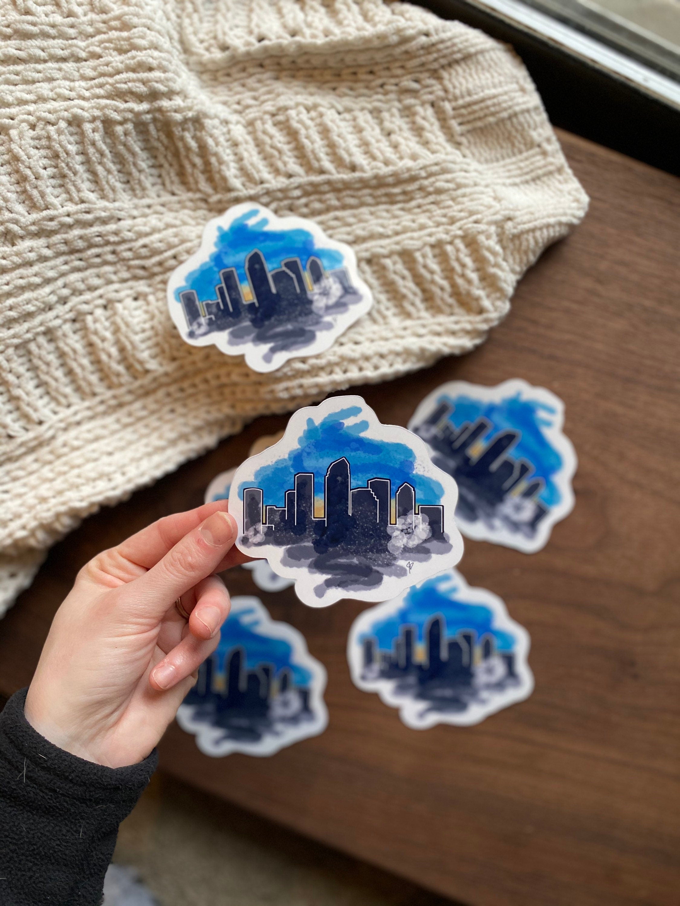 Tampa Skyline Sticker