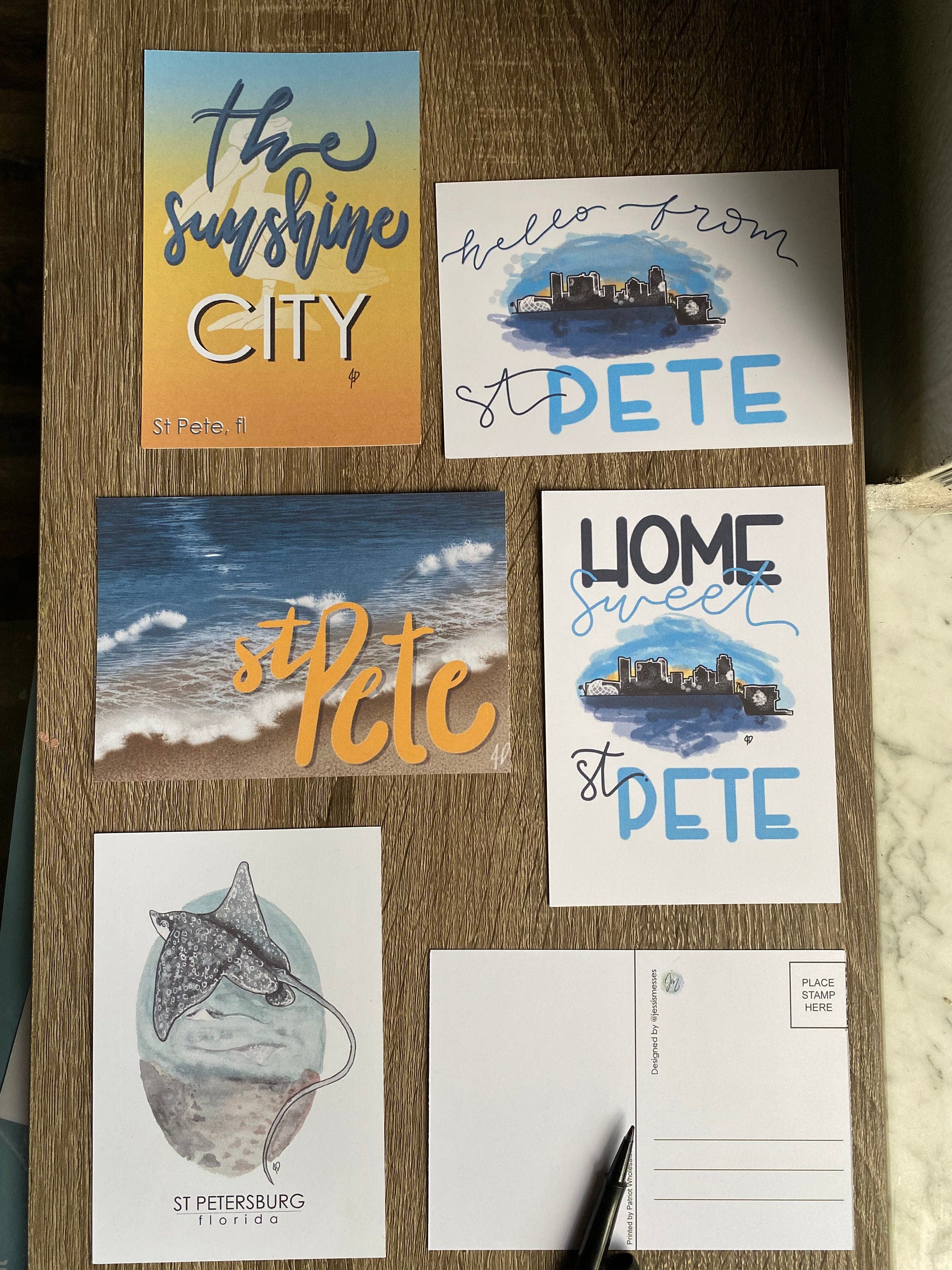 st pete postcard set