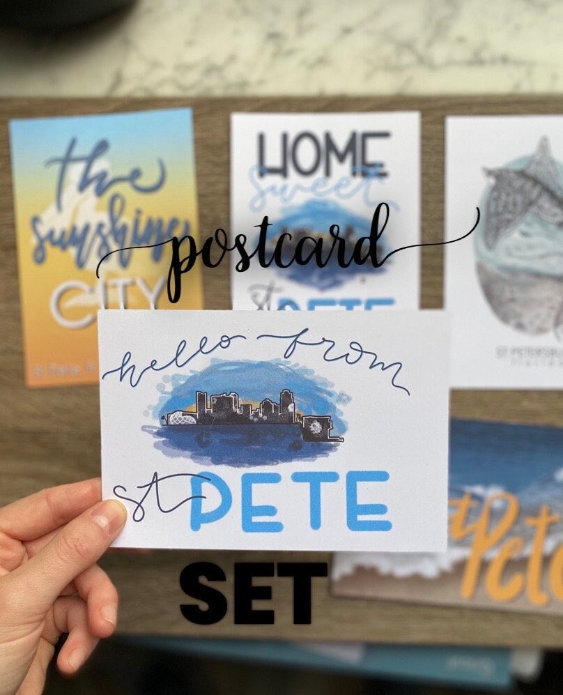 st pete postcard set