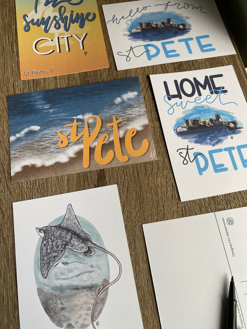 st pete postcard set