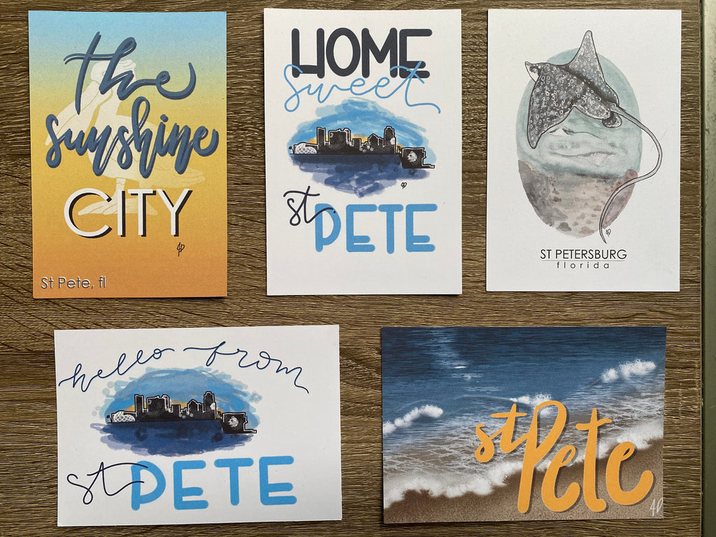 st pete postcard set