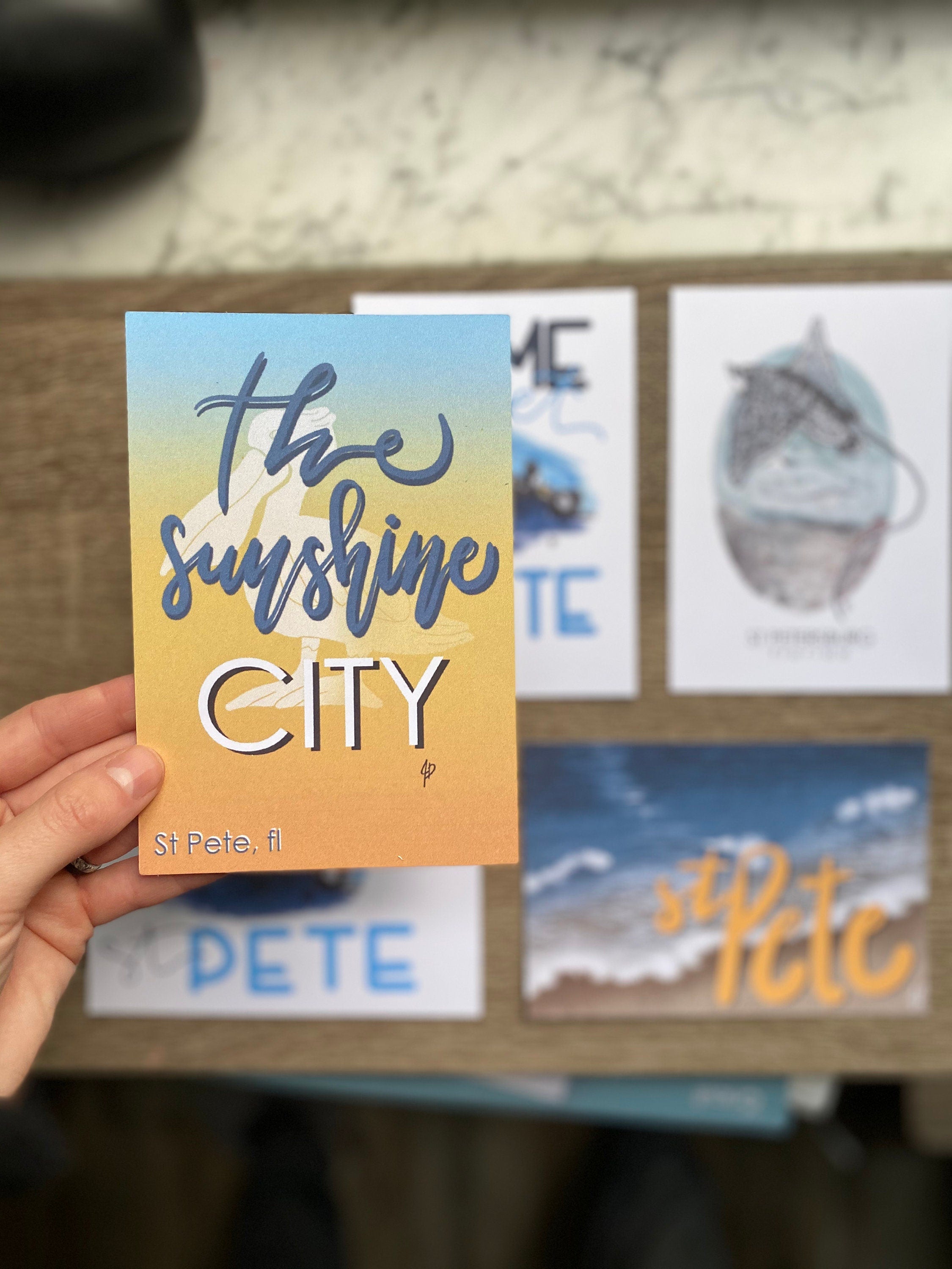 st pete postcard set