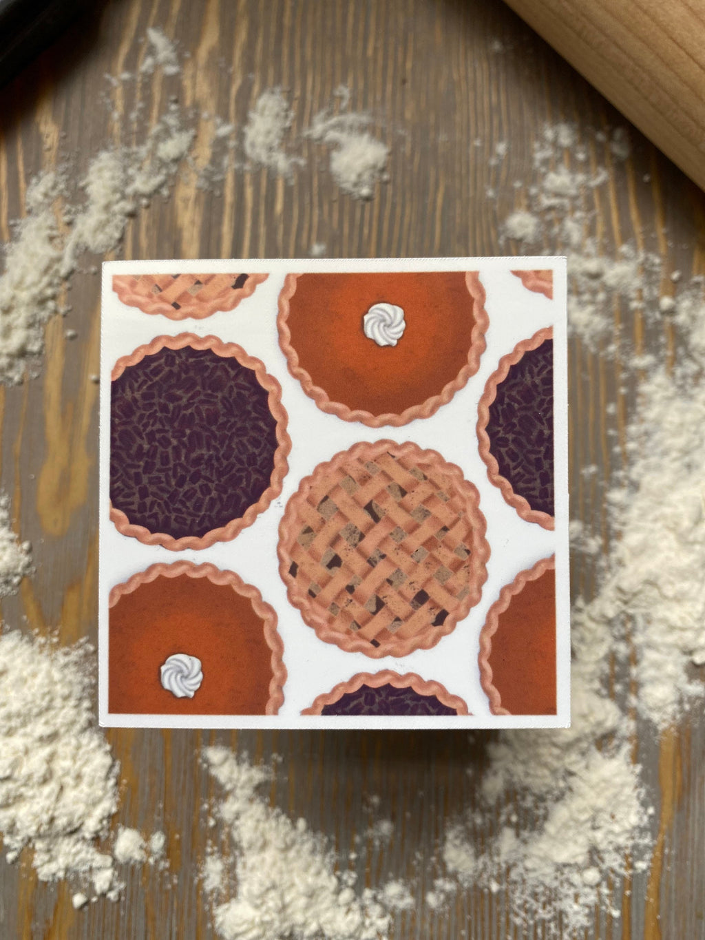 thanksgiving pie sticker
