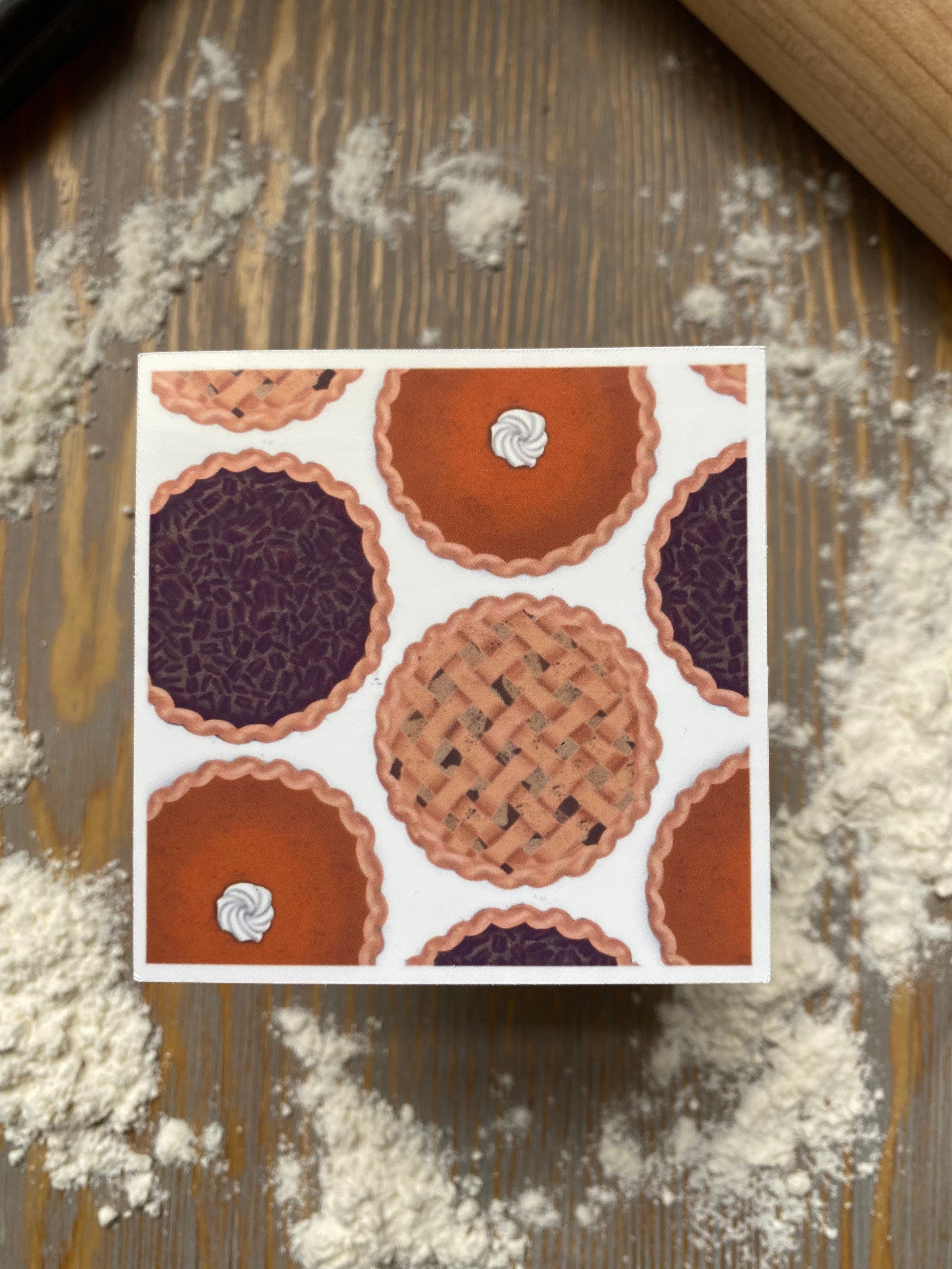 thanksgiving pie sticker