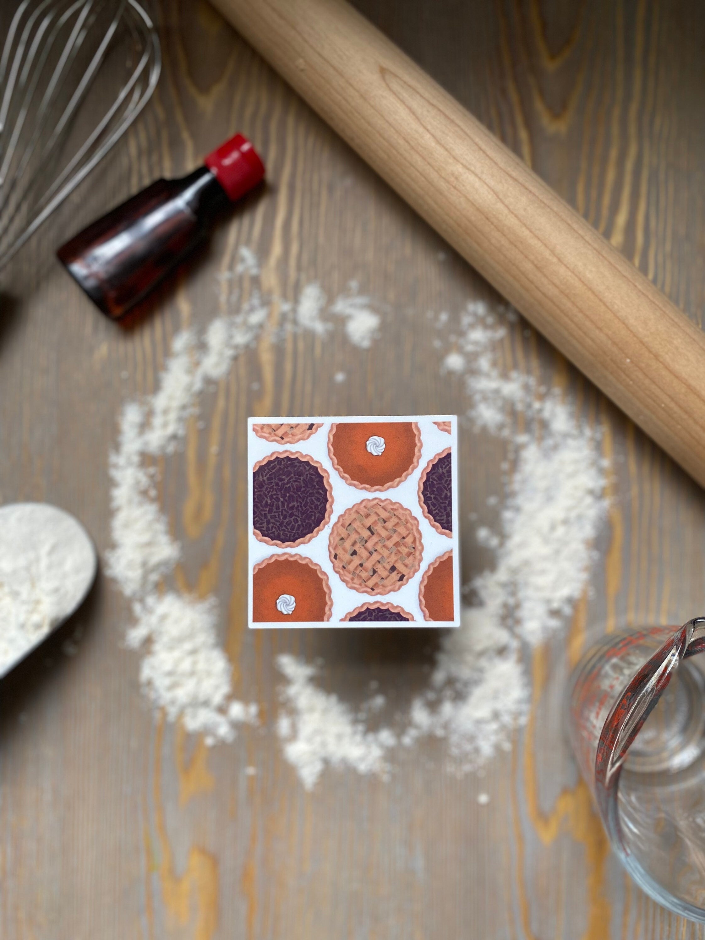 thanksgiving pie sticker
