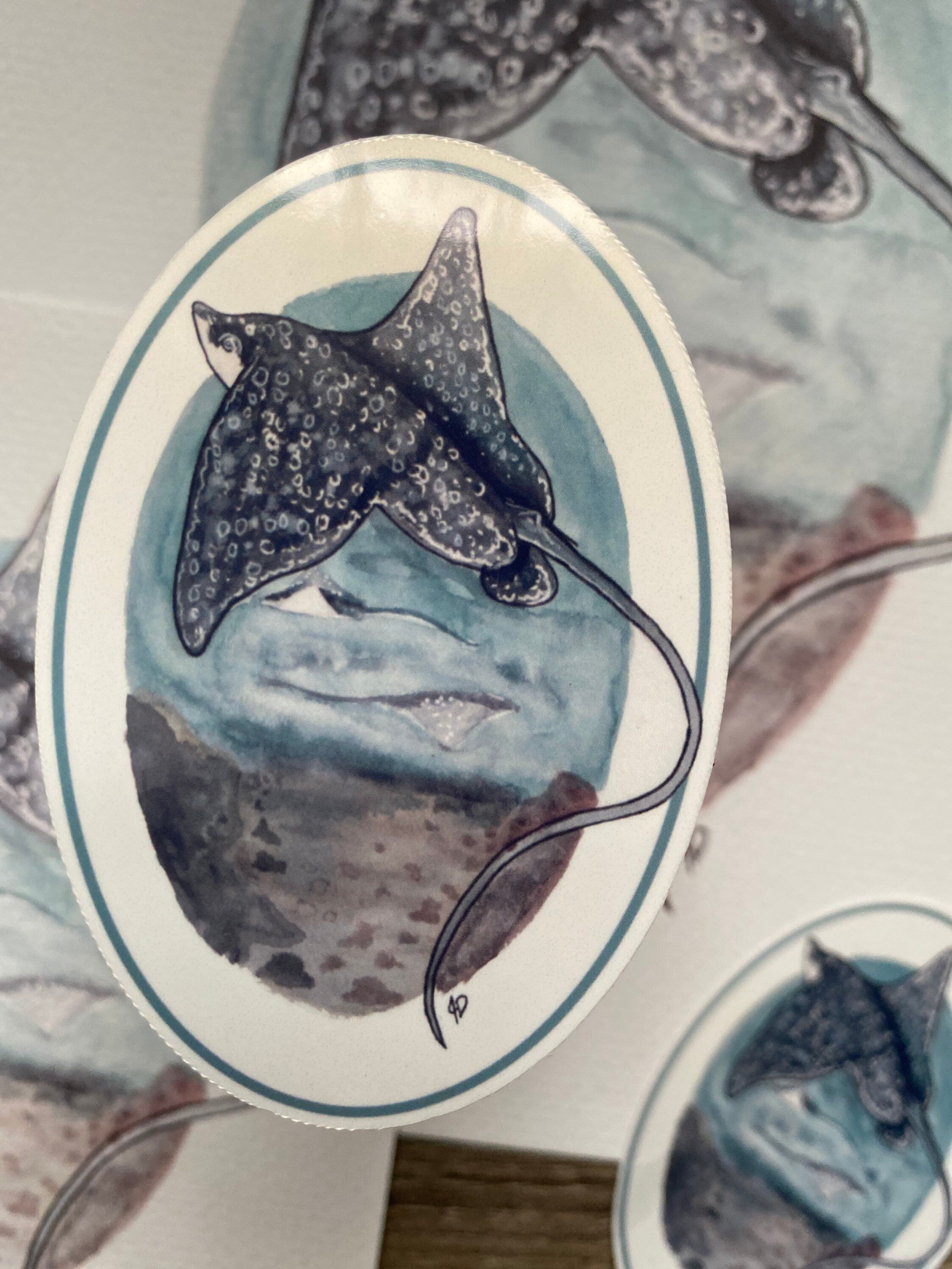Spotted Eagle Ray sticker