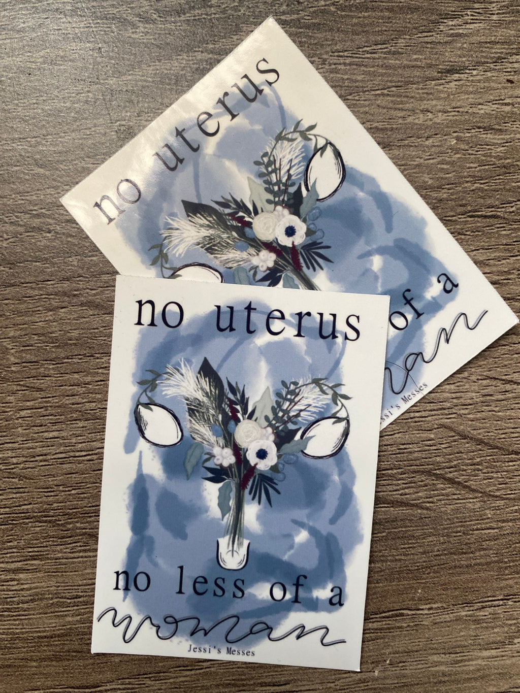 MRKH sticker, no uterus no less a woman